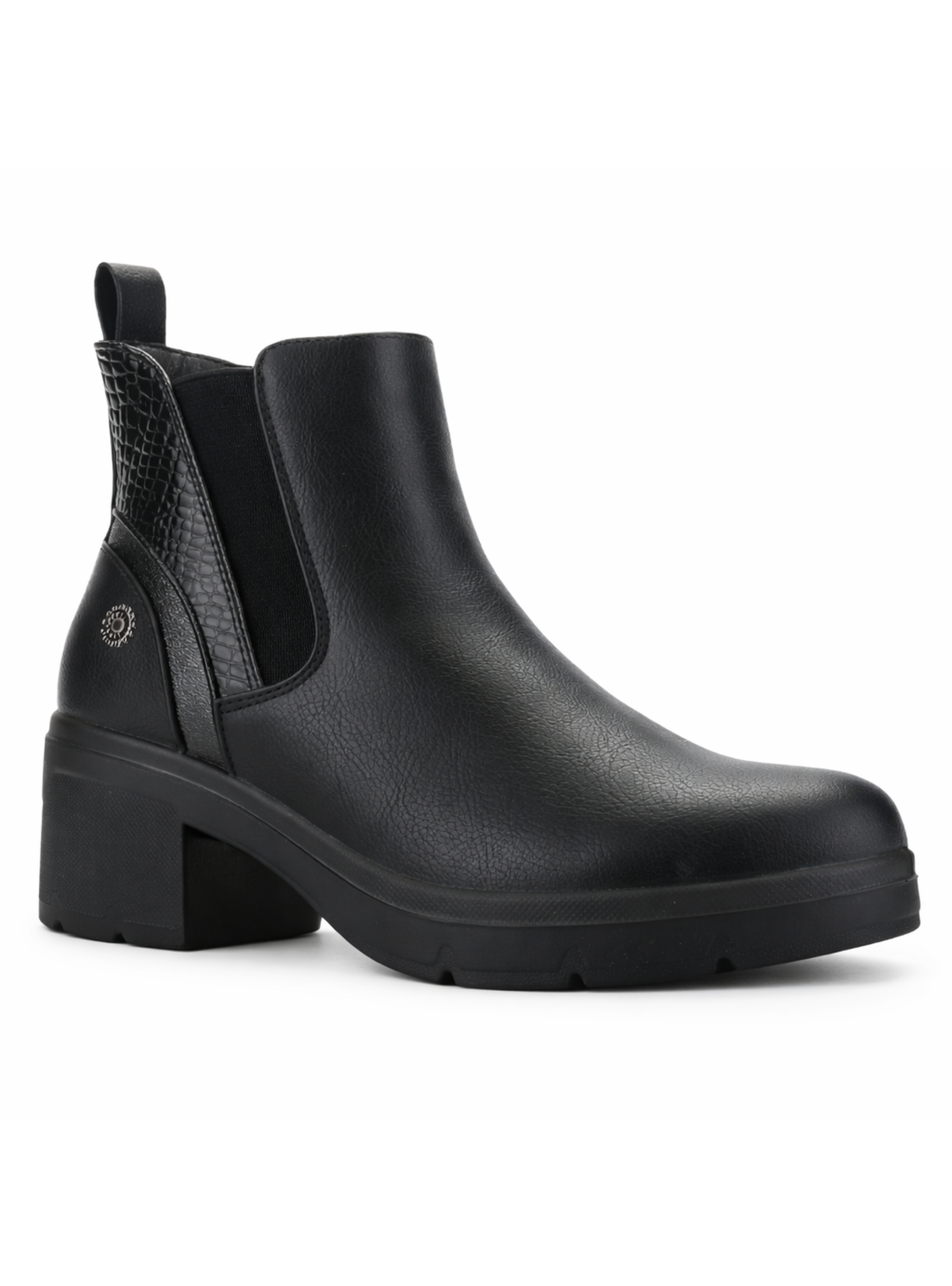 Botin Negro Mujer Casual Chalada Madena-0