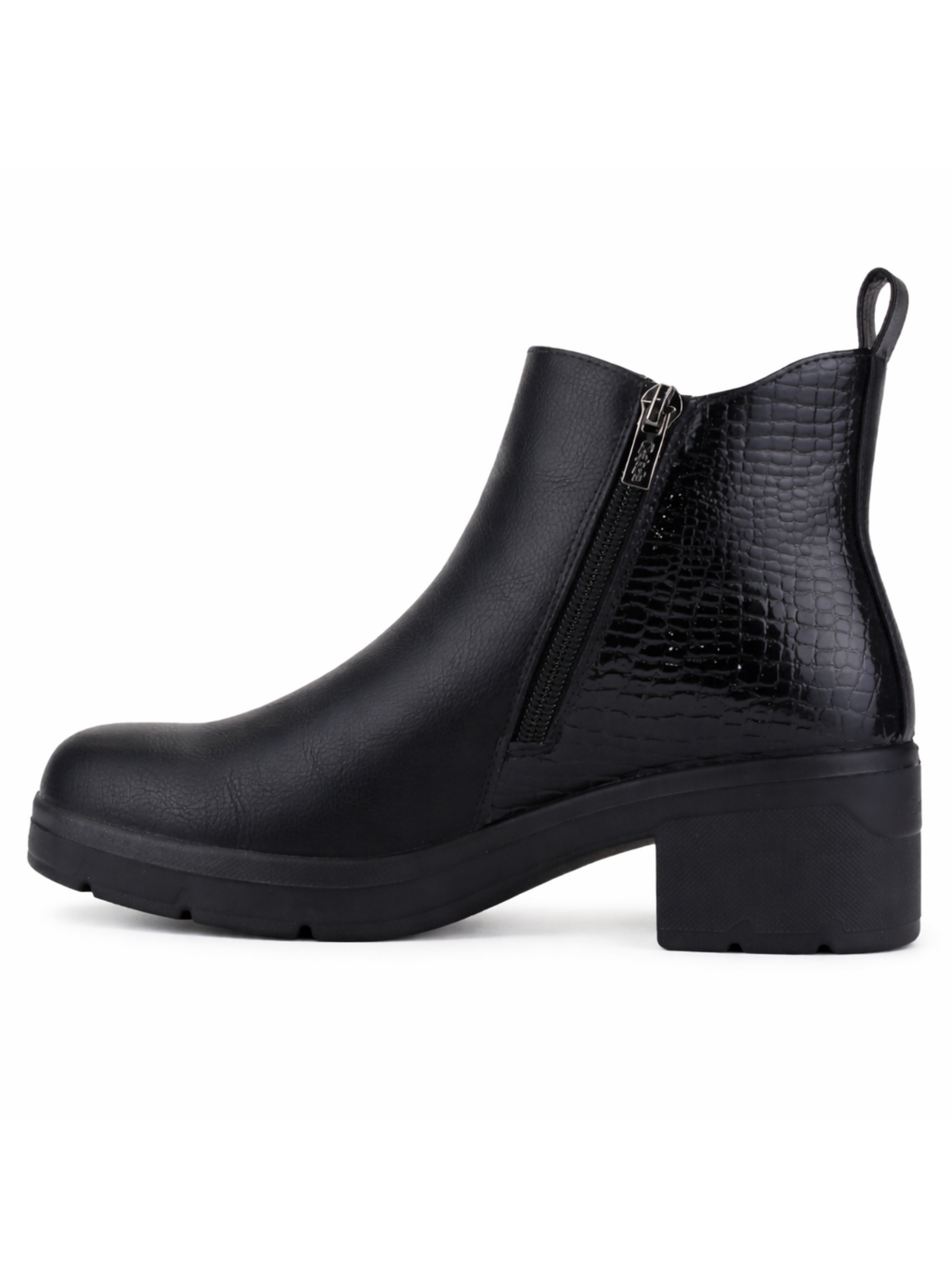 Botin Negro Mujer Casual Chalada Madena-1