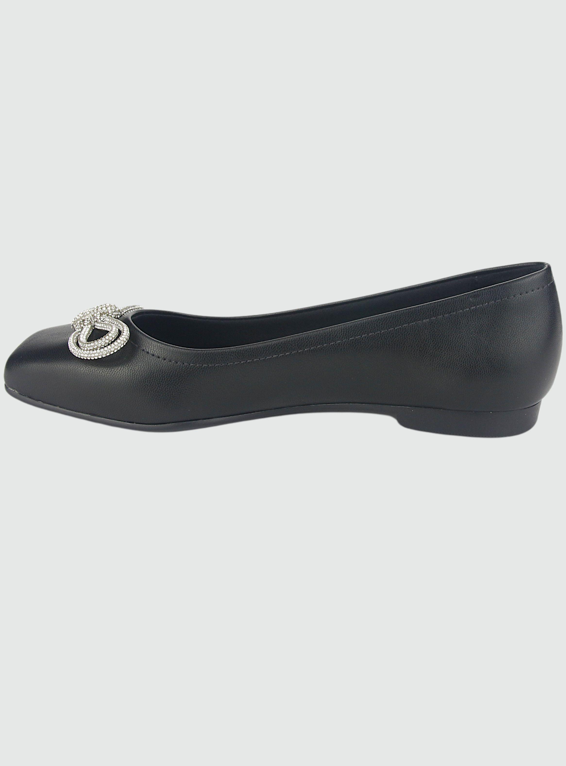 Zapato Via Marte Mujer 23-13205 N Preto Casual-1
