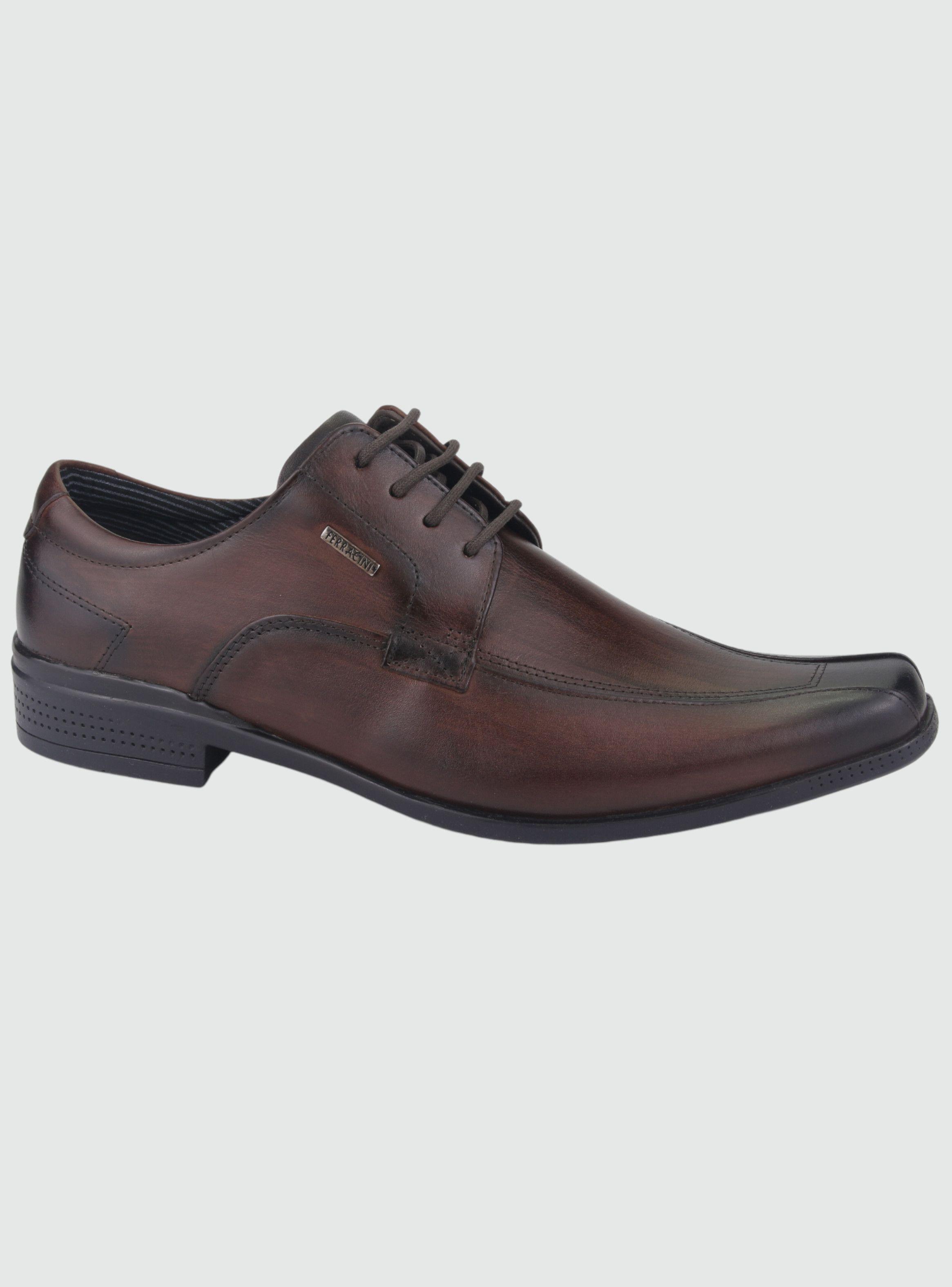 Zapato Ferracini Hombre 4384 Frankfurt Tostado Casual-0