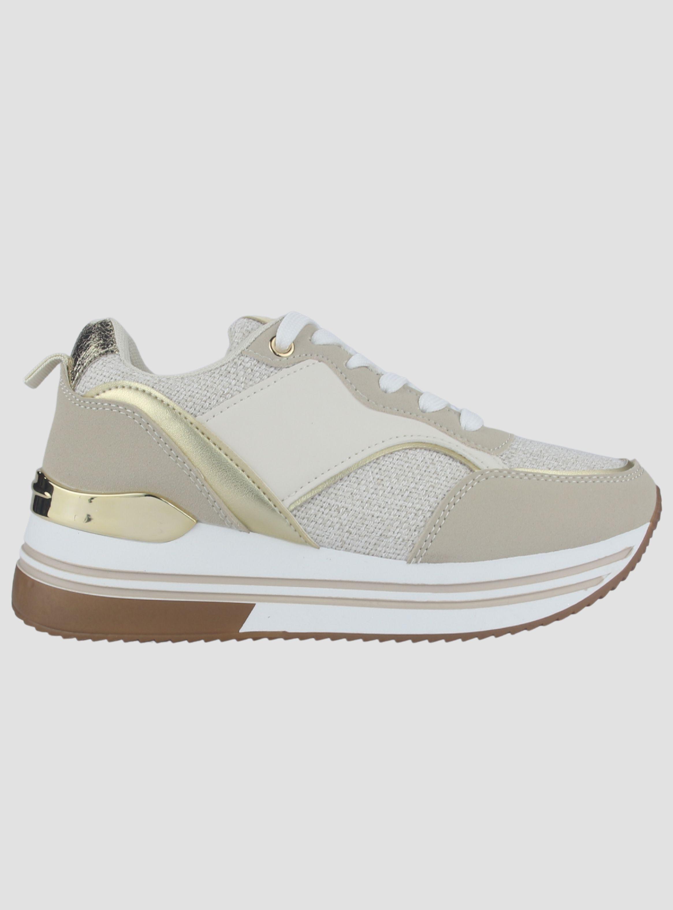 Zapatilla Chalada Mujer Jettixlow2 Beige Urbano-0