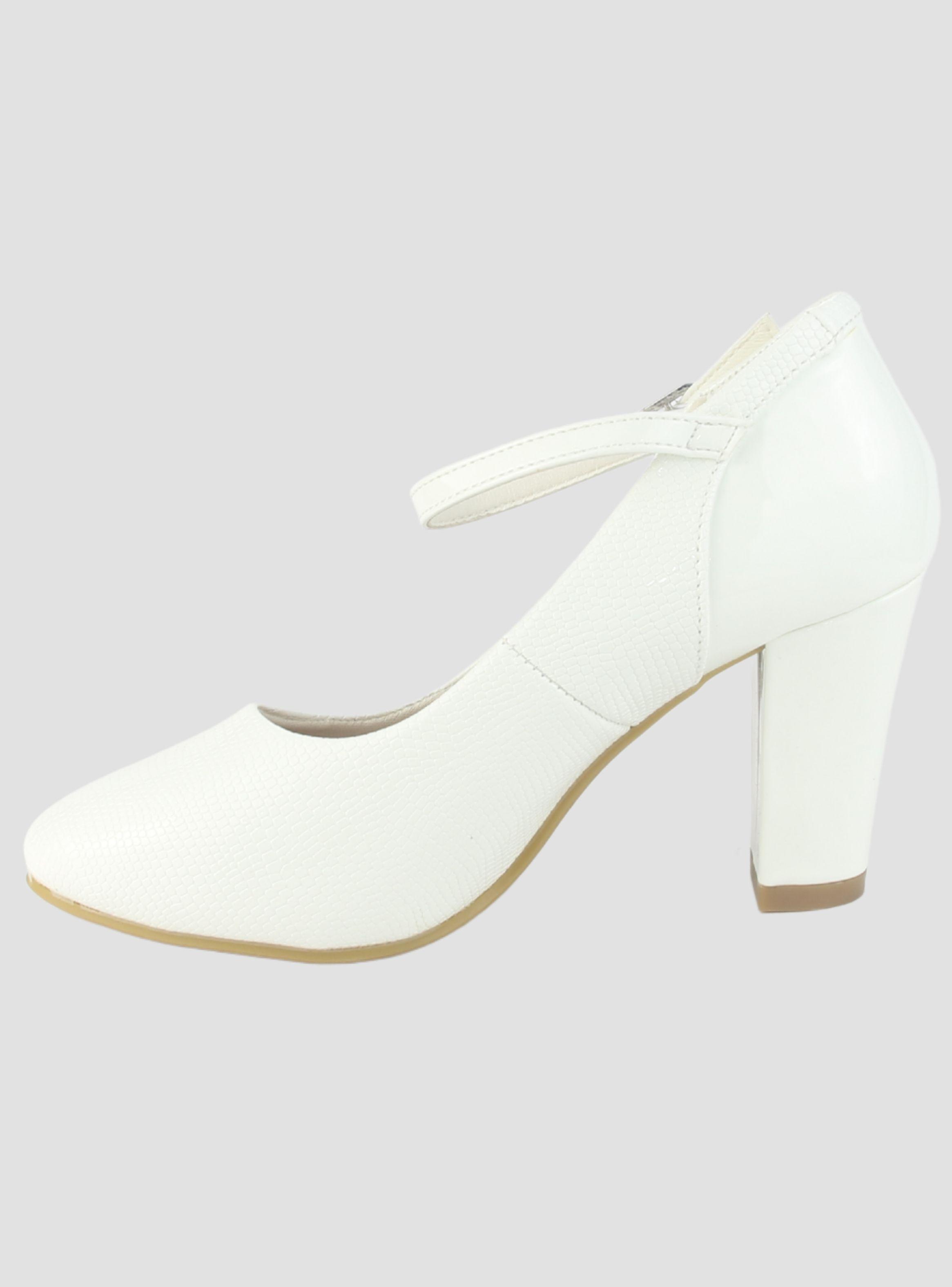 Zapato Chalada Mujer Cobna-2 Blanco Formal-1