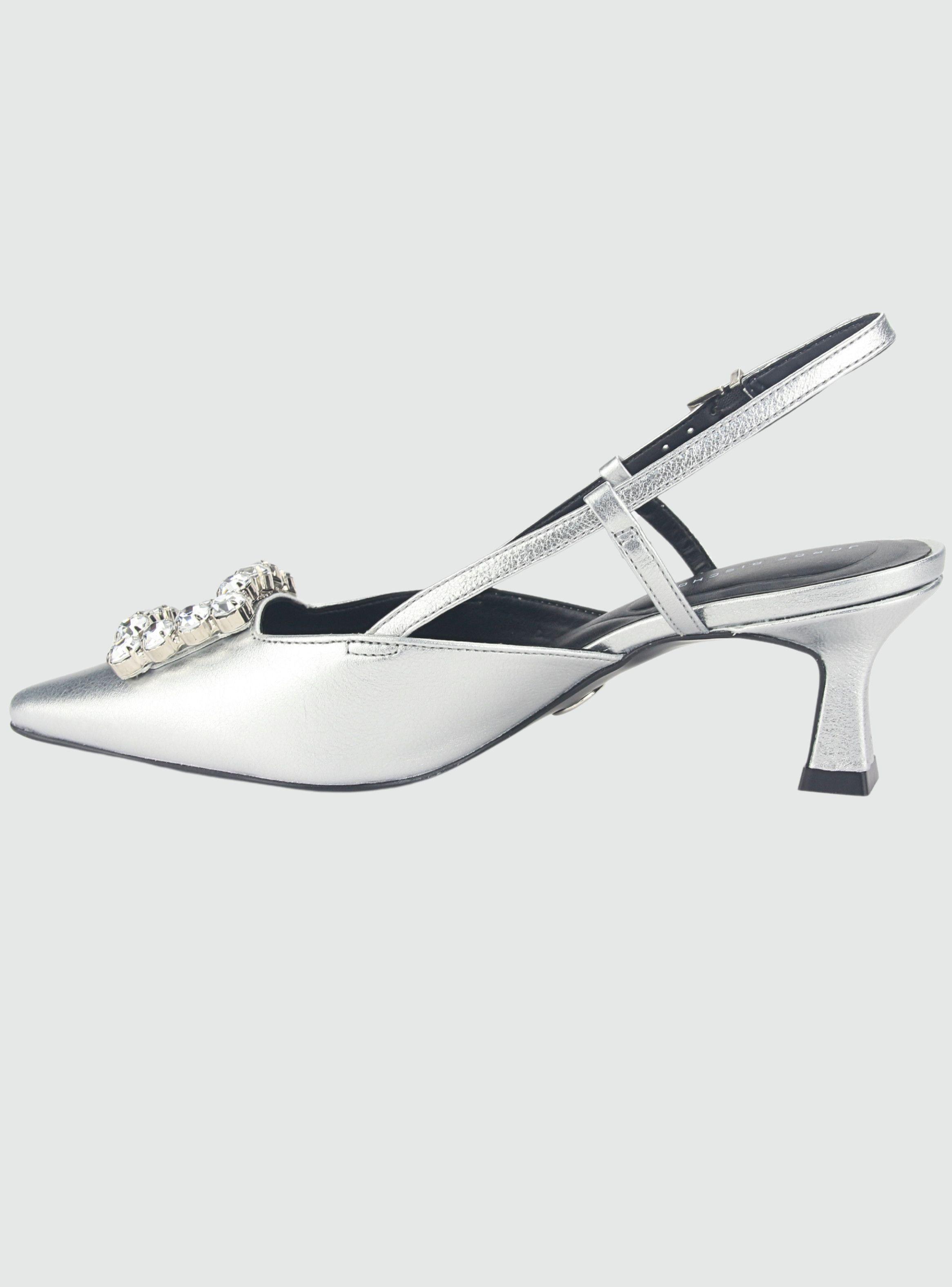 Sandalia Jorge Bischoff Mujer P17994002 Plateado Casual-1