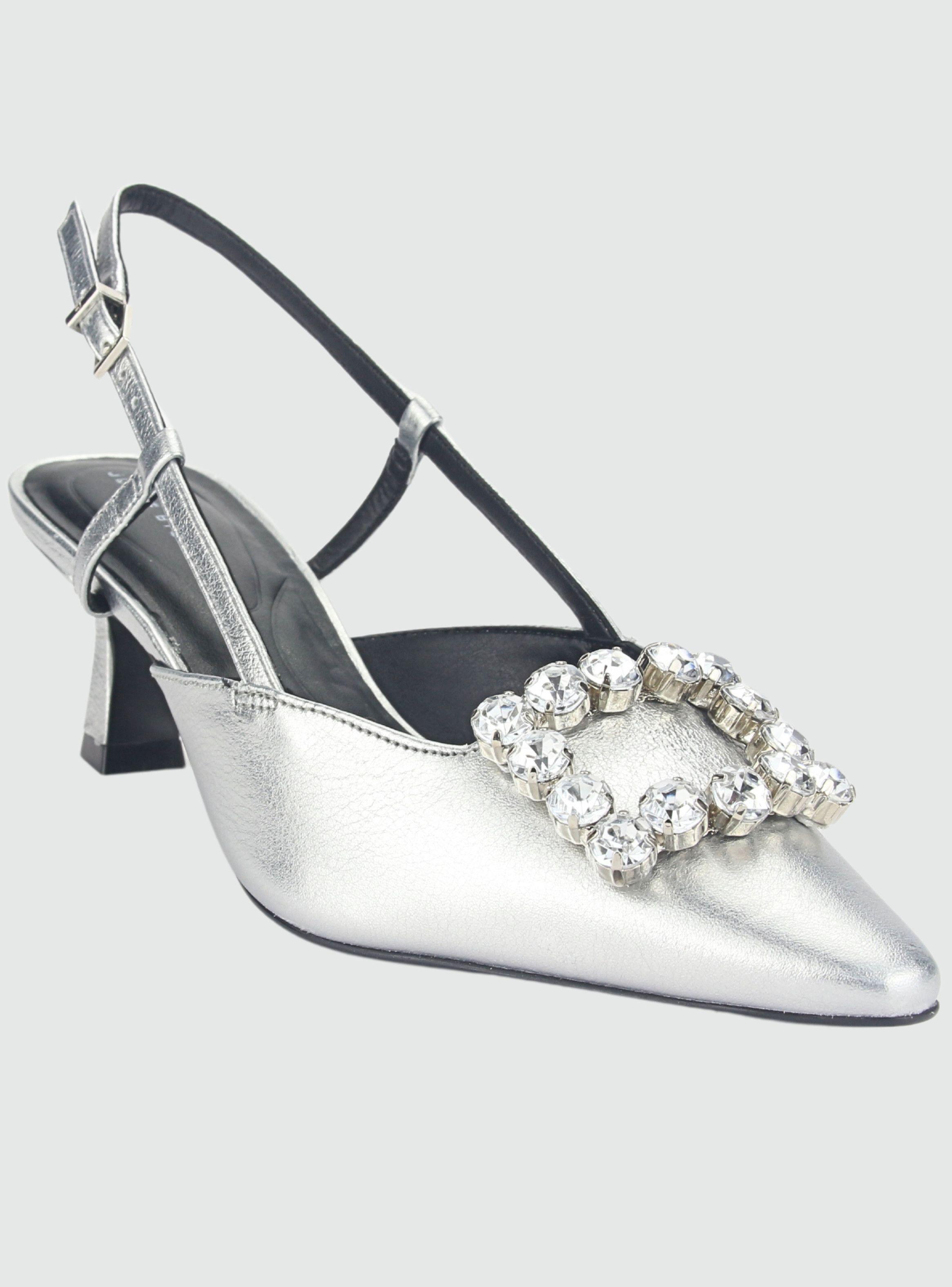 Sandalia Jorge Bischoff Mujer P17994002 Plateado Casual-2