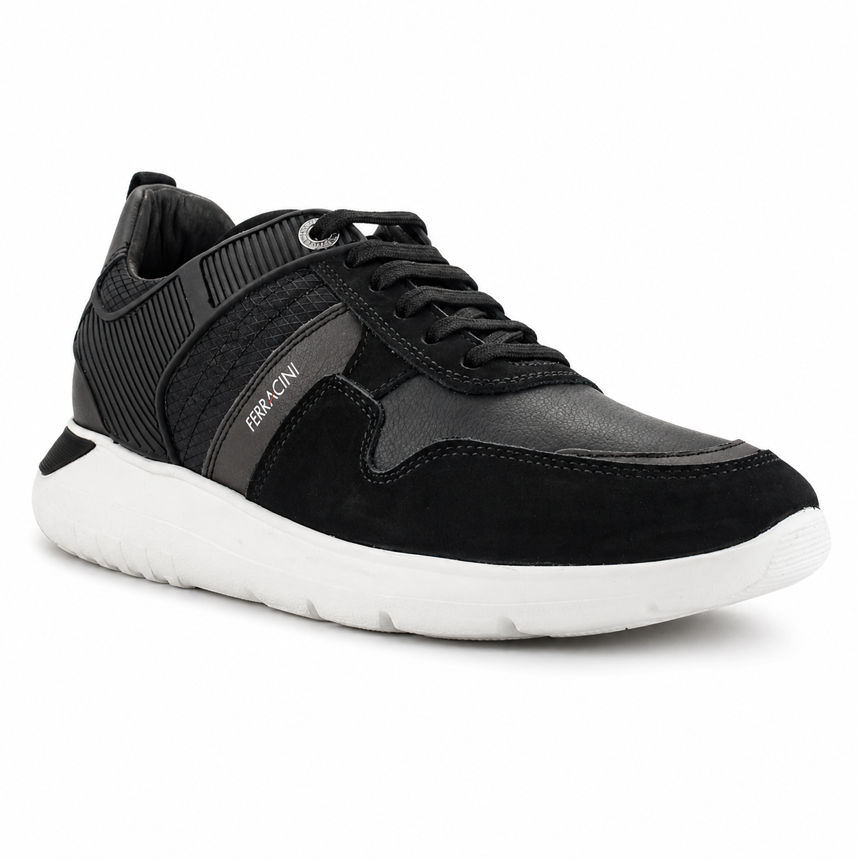 Zapatilla Negro Hombre Urbano Ferracini 9246-2