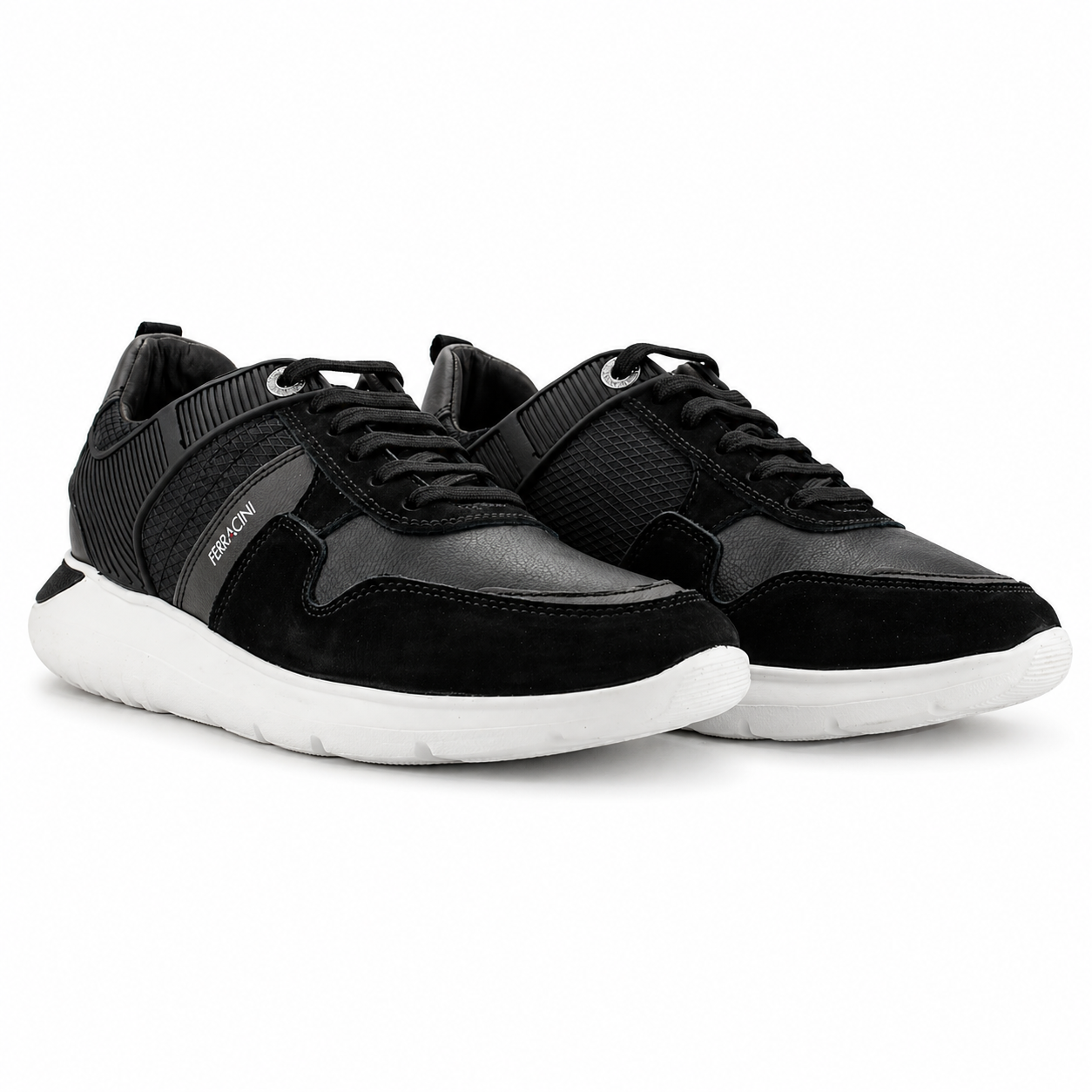 Zapatilla Negro Hombre Urbano Ferracini 9246-4