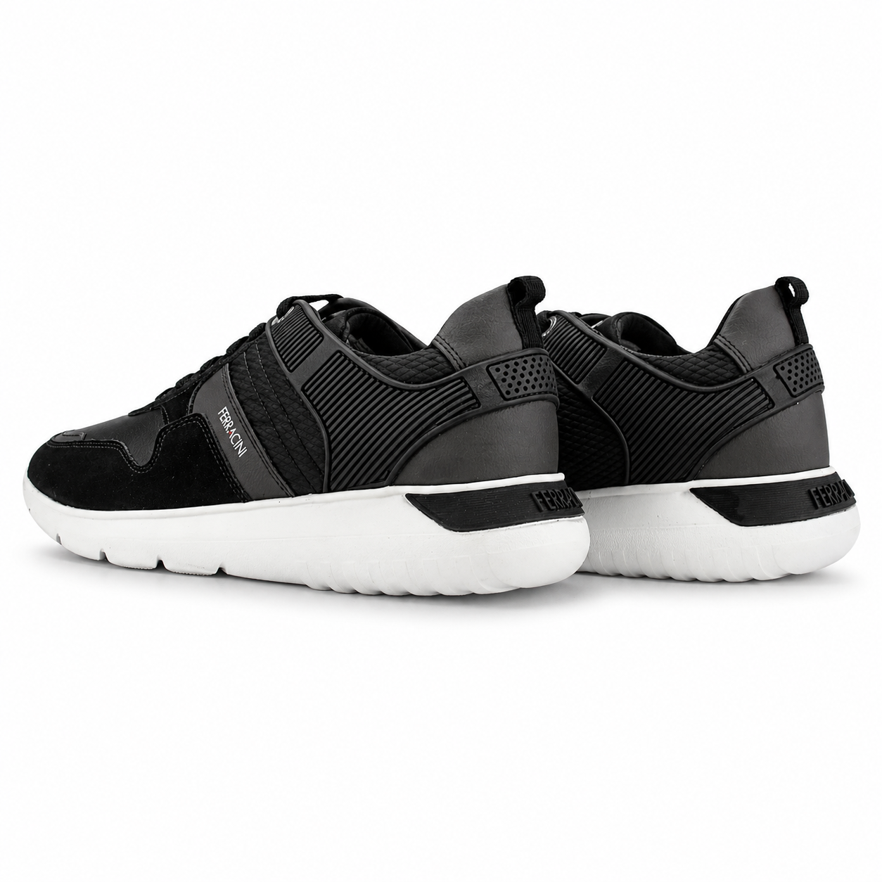 Zapatilla Negro Hombre Urbano Ferracini 9246-5