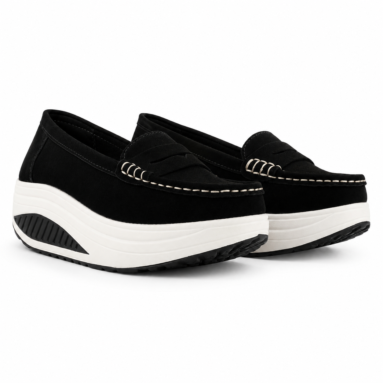 Zapatilla Negro Mujer Urbano Funway Tija-4