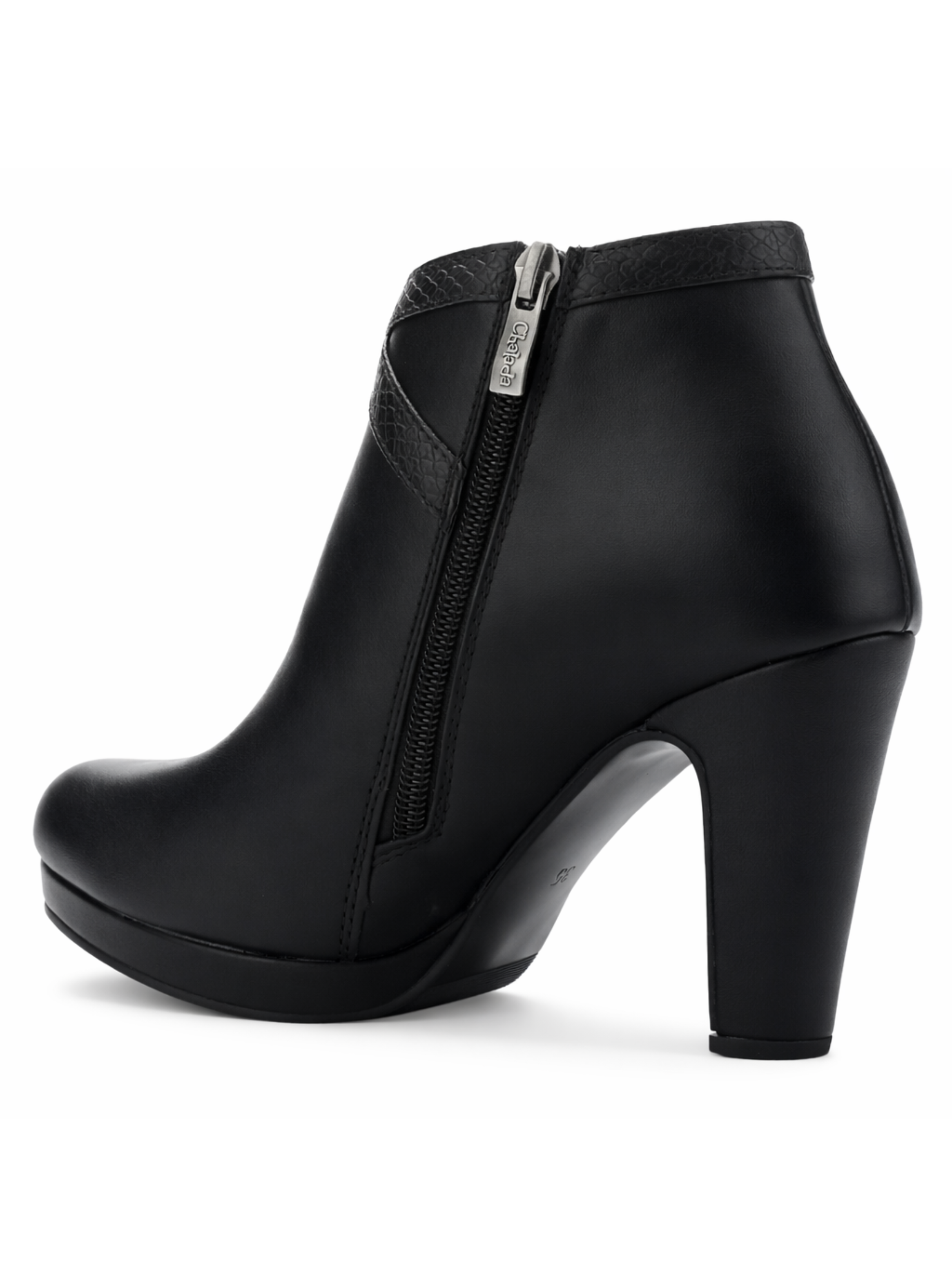 Botin Negro Mujer Casual Chalada Bambina N-3