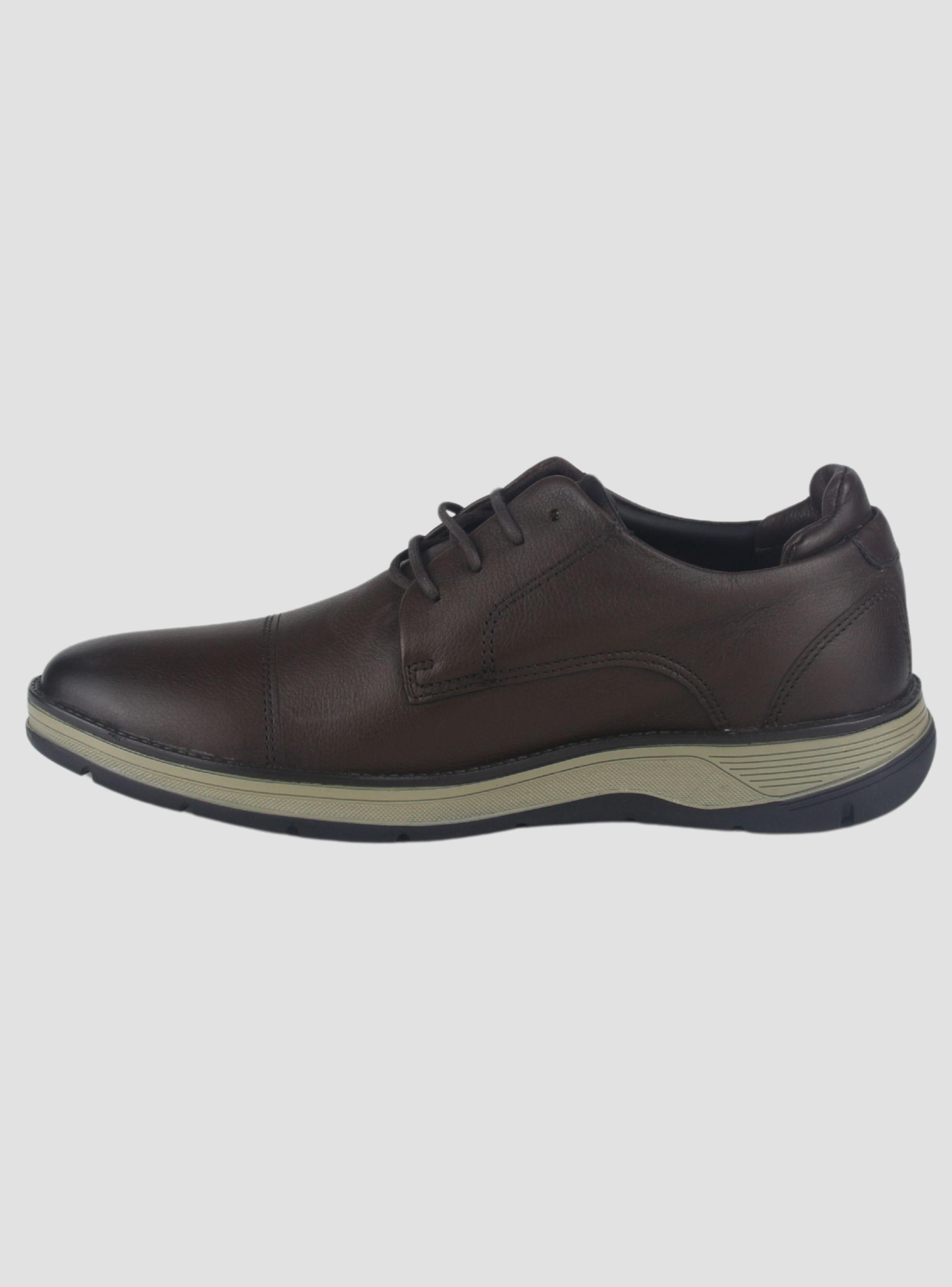 Zapato Ferracini Hombre 5541 Fluence Café Oscuro Casual-1