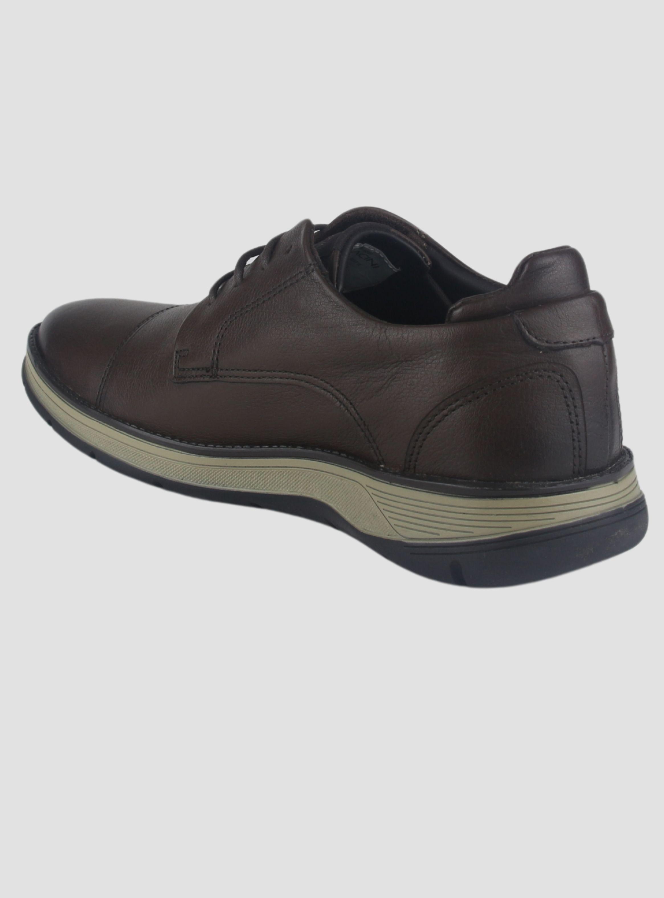 Zapato Ferracini Hombre 5541 Fluence Café Oscuro Casual-3