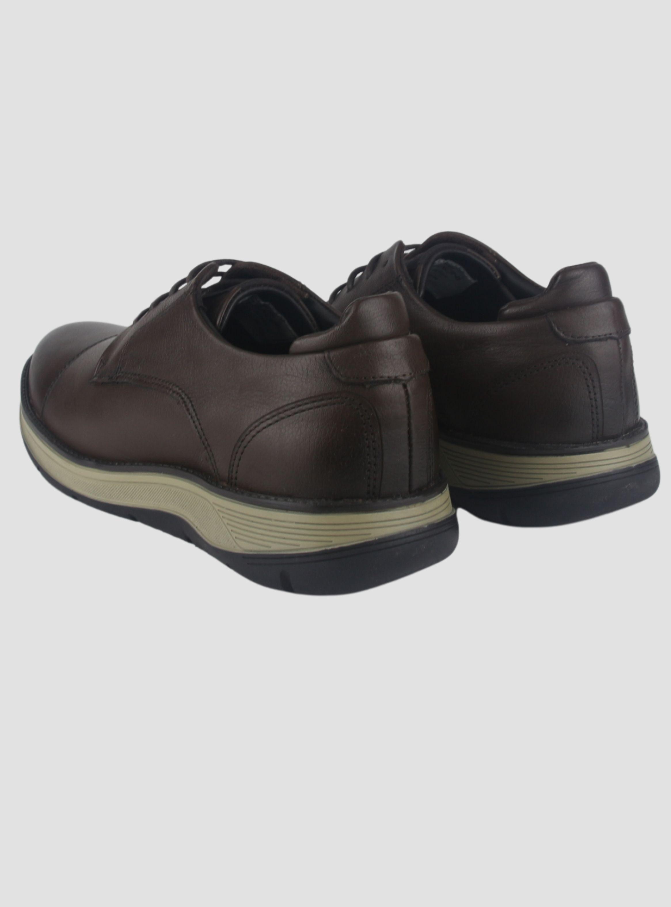 Zapato Ferracini Hombre 5541 Fluence Café Oscuro Casual-5