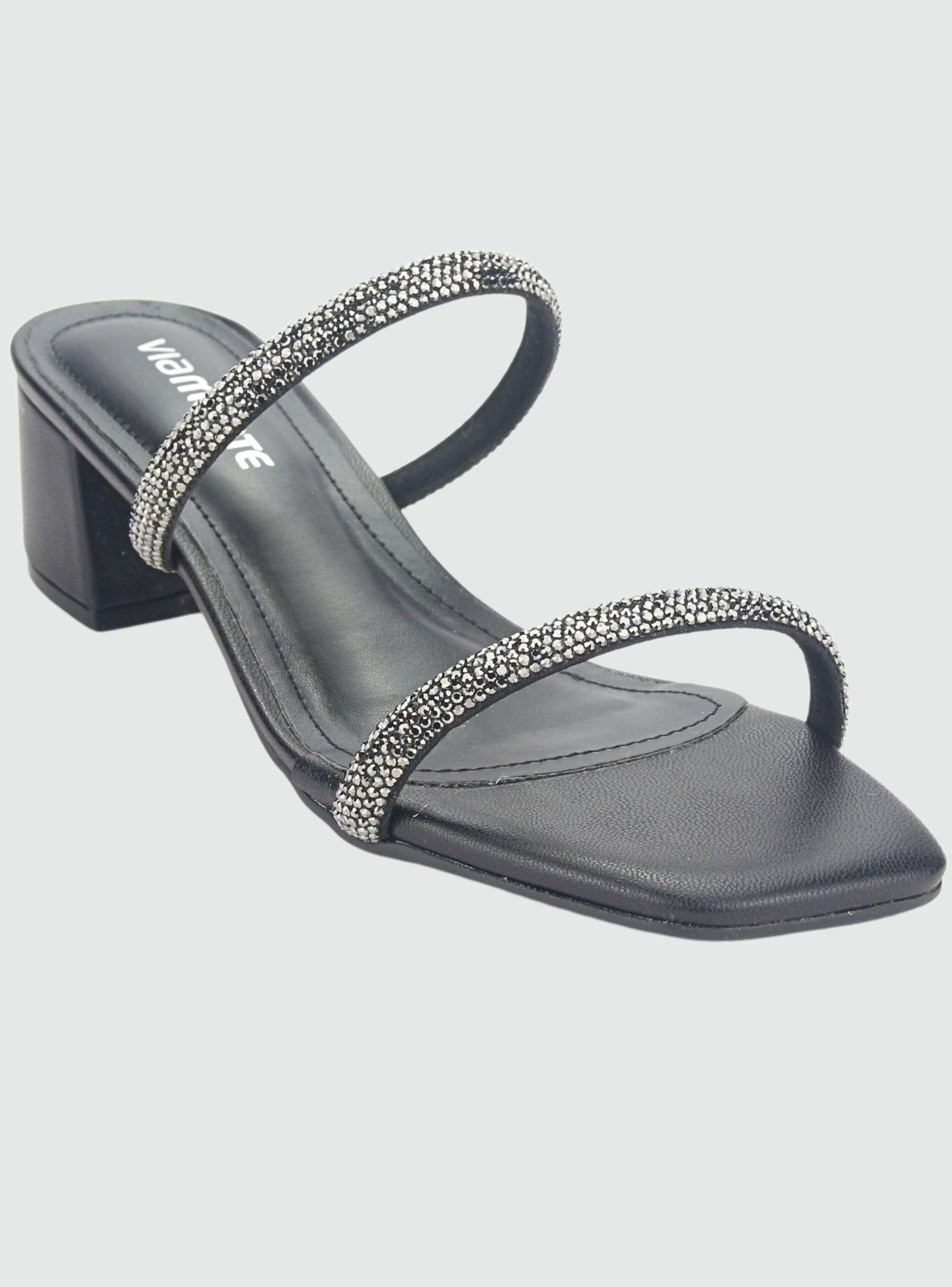 Sandalia Via Marte Mujer 23-9810 Preto Casual-2
