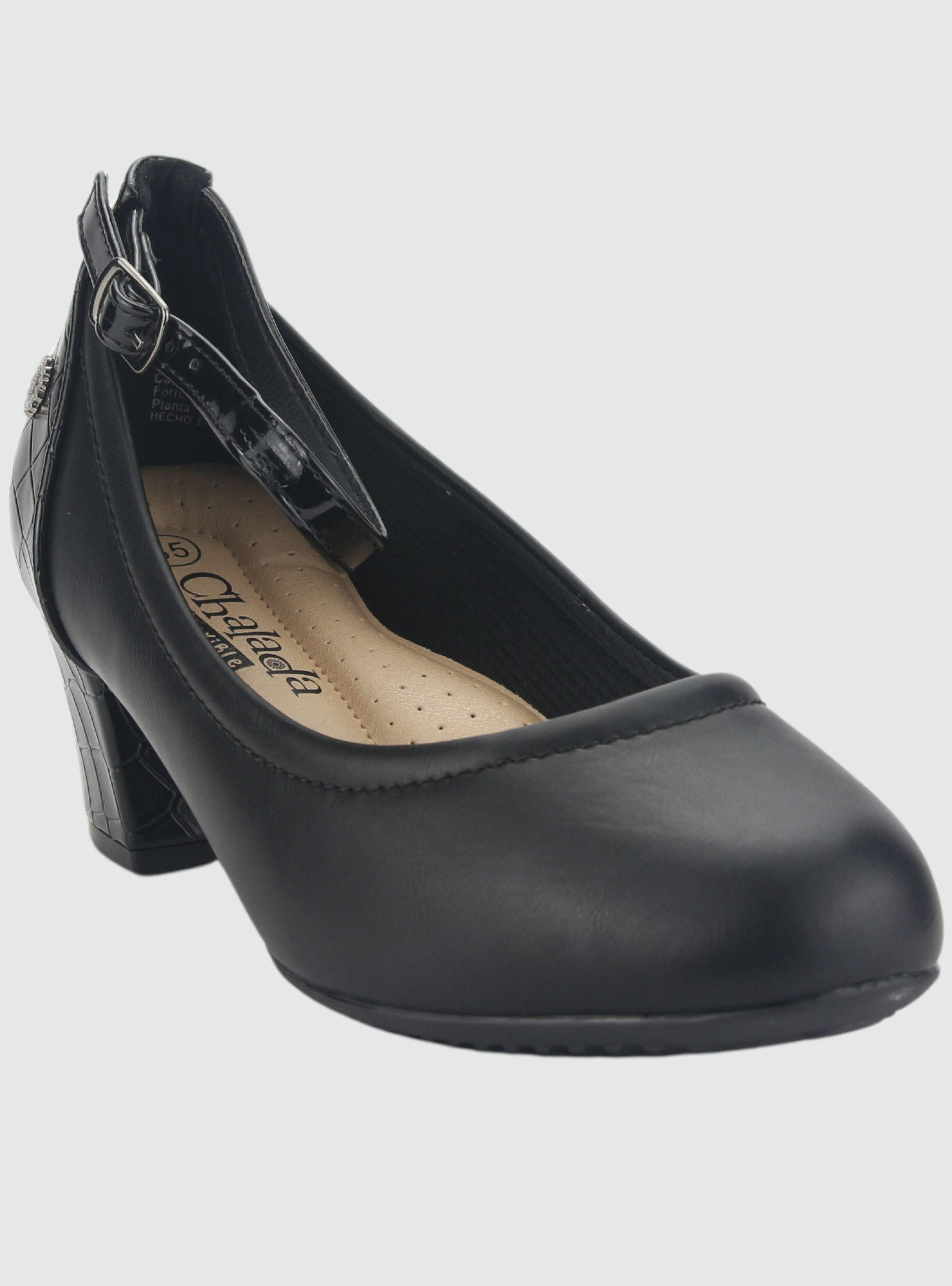 Mocasin Chalada Mujer Flexi-27 Negro Casual-2