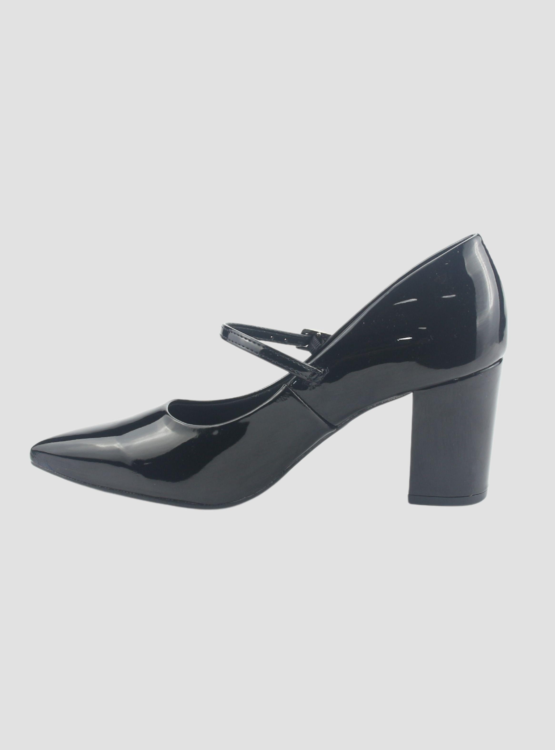Zapato Via Marte Mujer 028-014-01 Negro Casual-1
