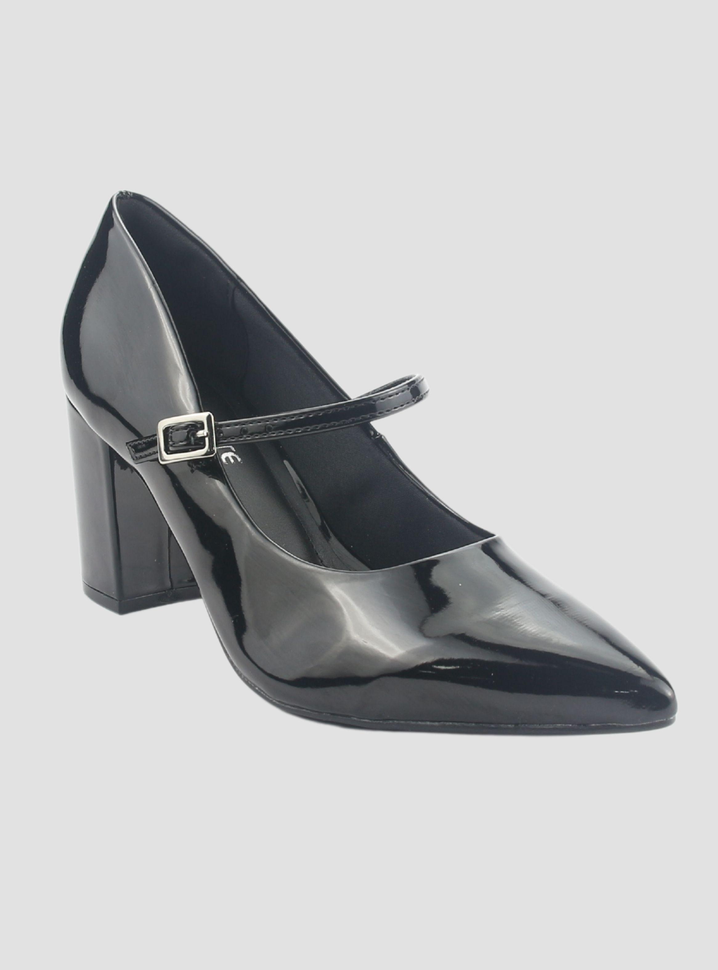 Zapato Via Marte Mujer 028-014-01 Negro Casual-2