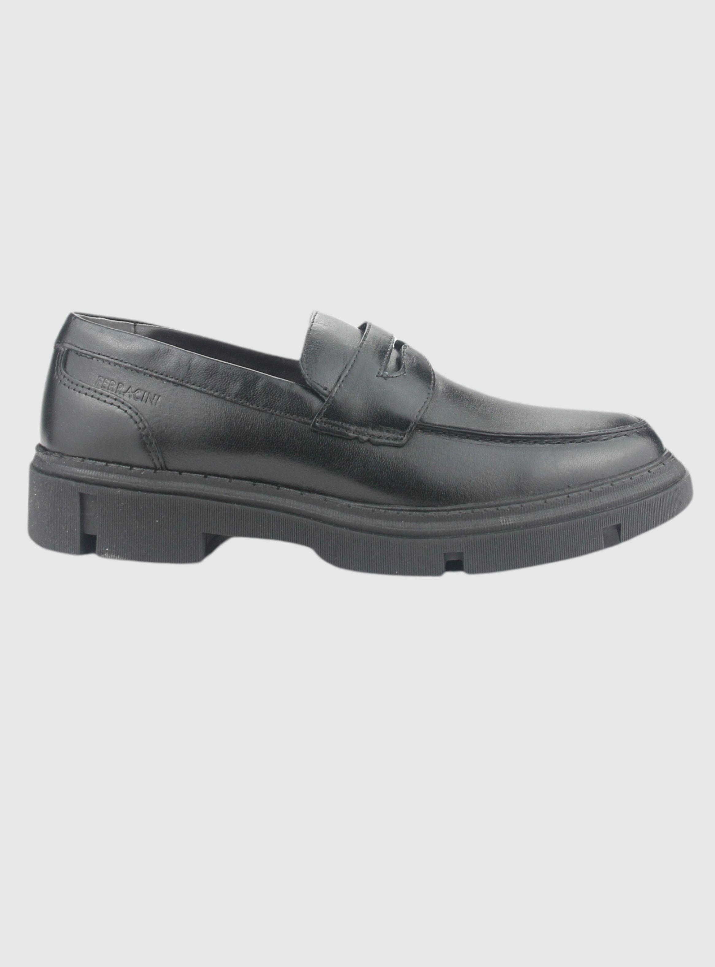 Zapato Ferracini Hombre 5908 Aston Negro Casual-0