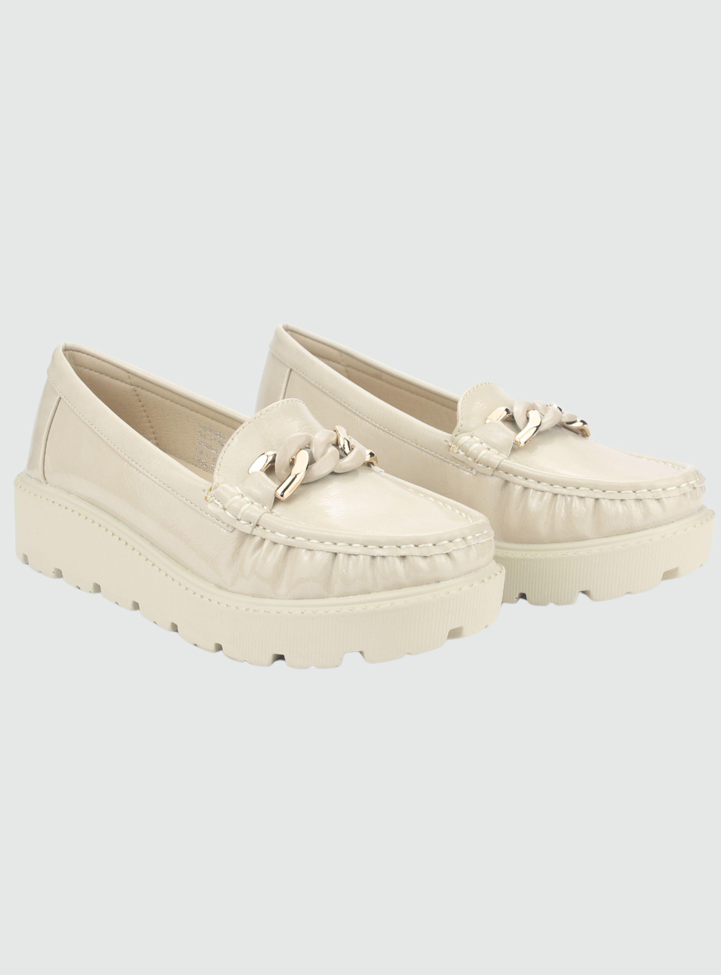 Mocasin Chalada Mujer Gran-21 Beige Casual-4
