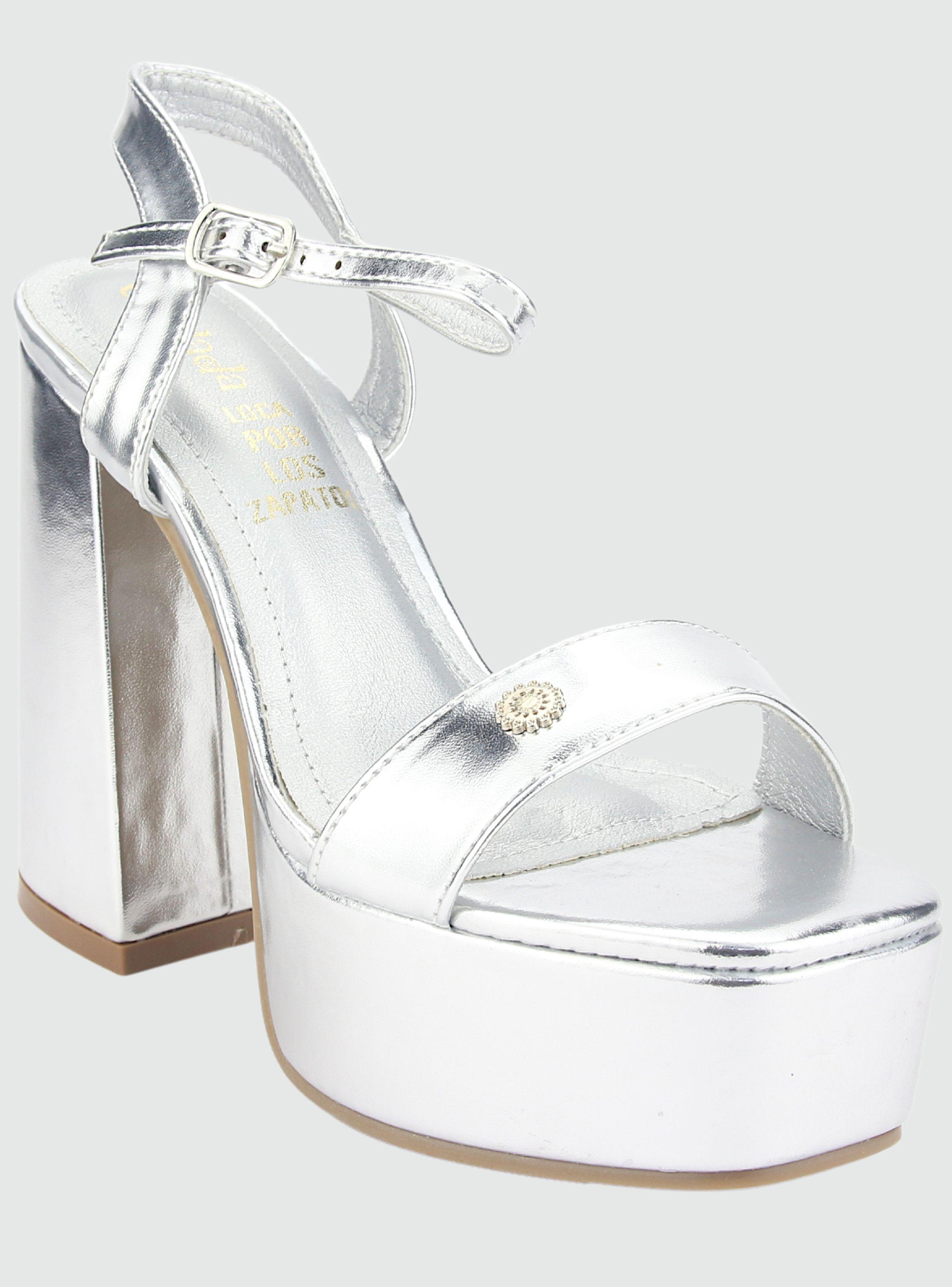 Sandalia Chalada Mujer Yaya-3 Plateado Casual-2