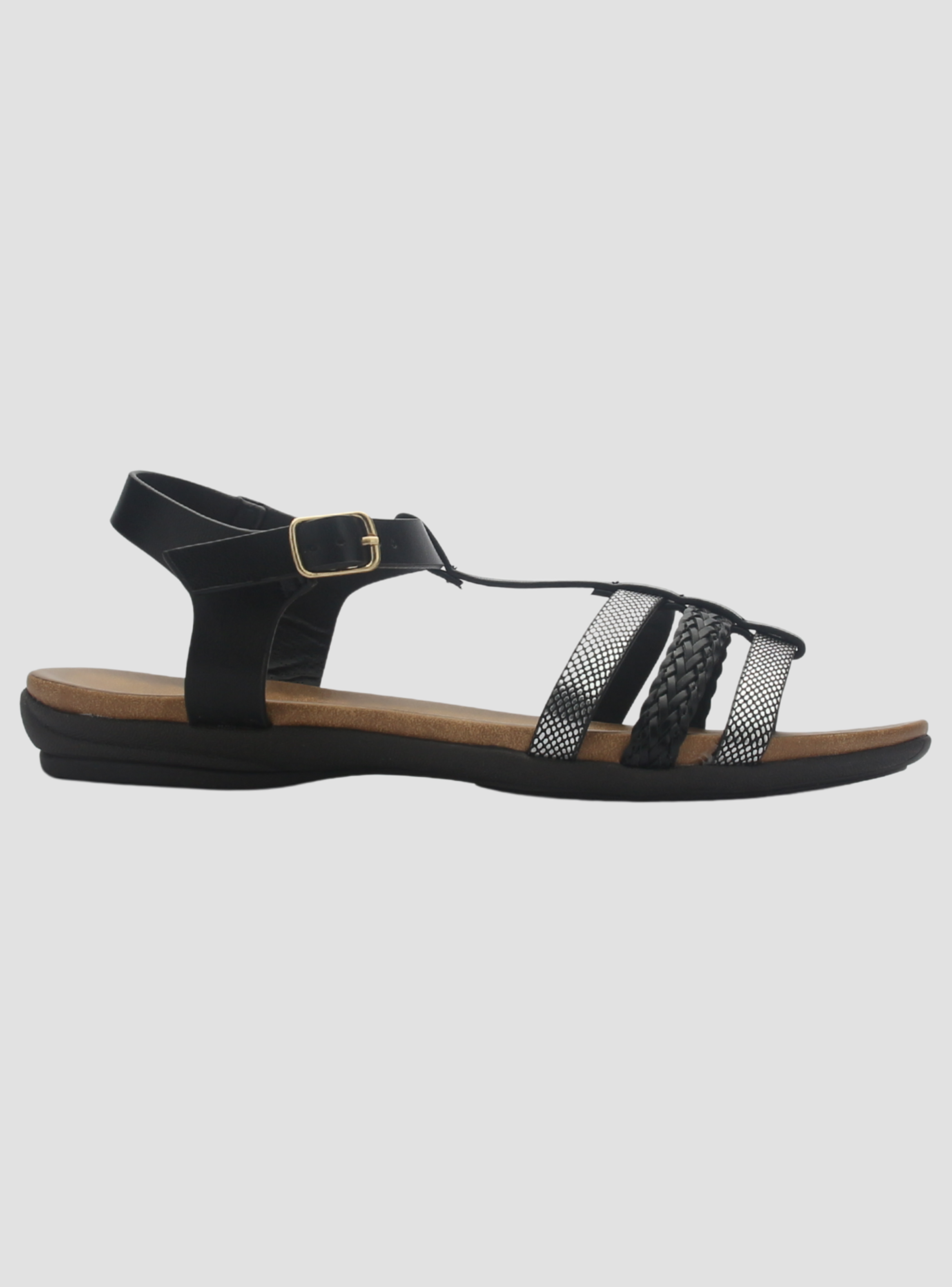 Sandalia Chalada Mujer Anatomic45 Negro Moda-0