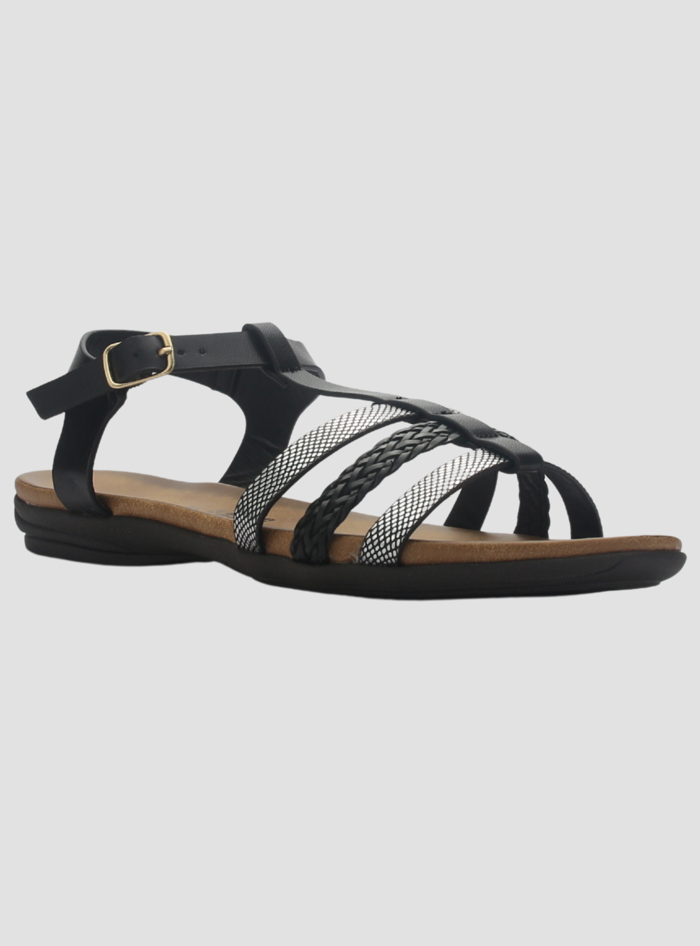 Sandalia Chalada Mujer Anatomic45 Negro Moda-2