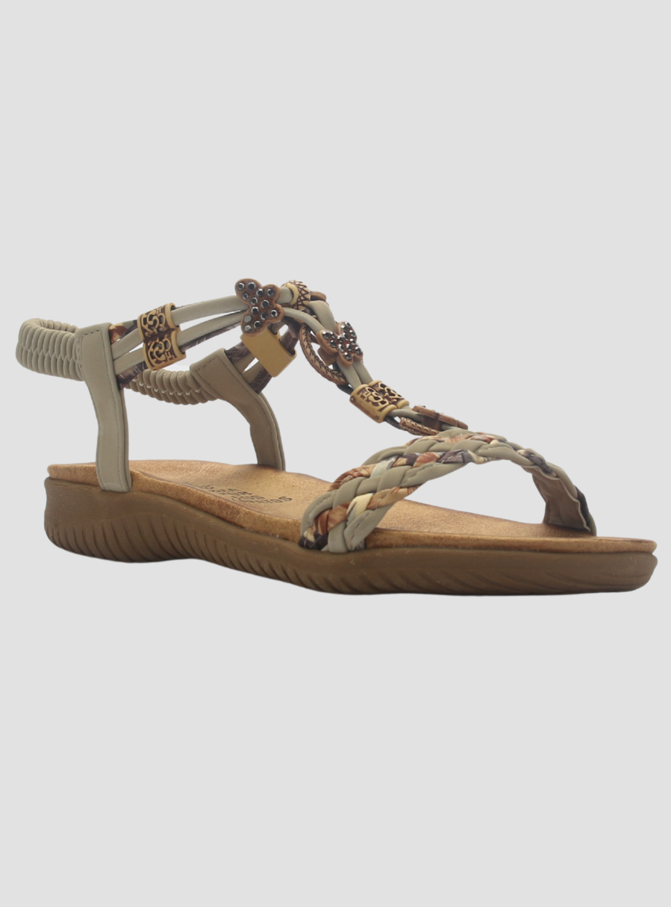 Sandalia de Mujer de color Taupe Casual Chalada Clara-11-2
