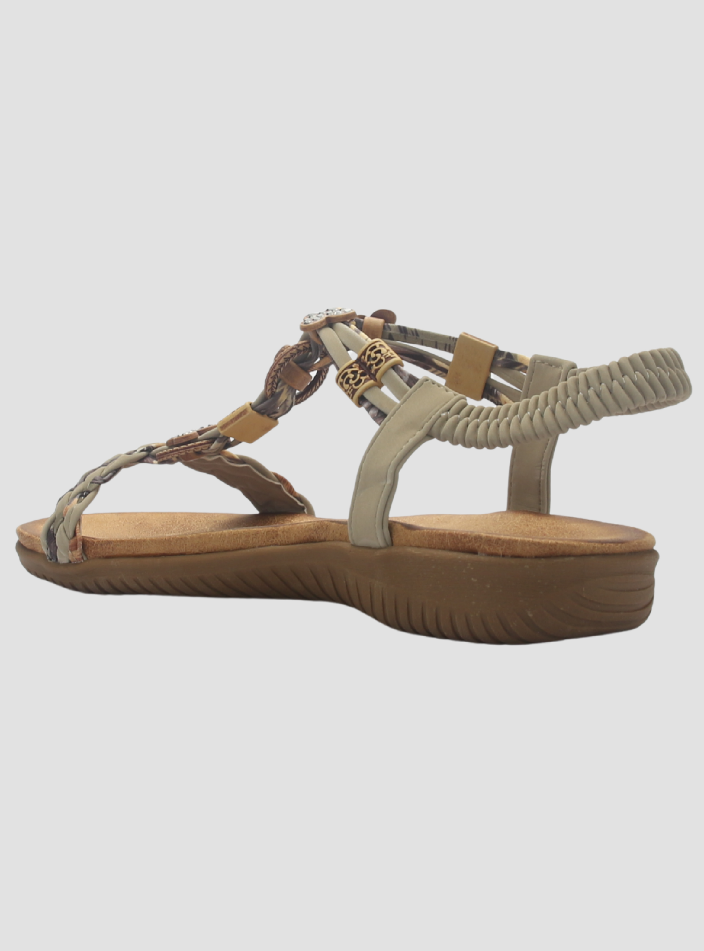 Sandalia de Mujer de color Taupe Casual Chalada Clara-11-3