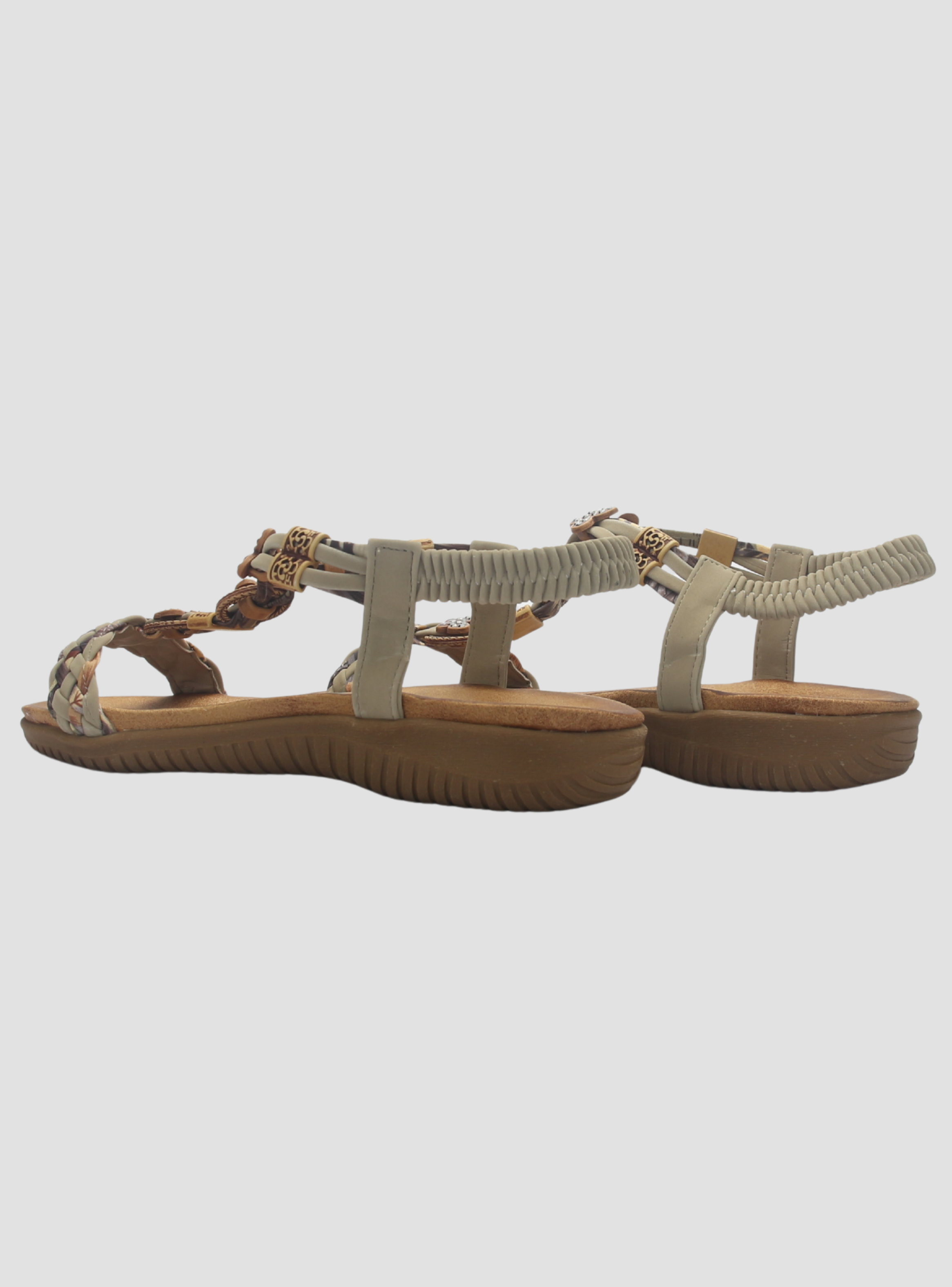 Sandalia de Mujer de color Taupe Casual Chalada Clara-11-5