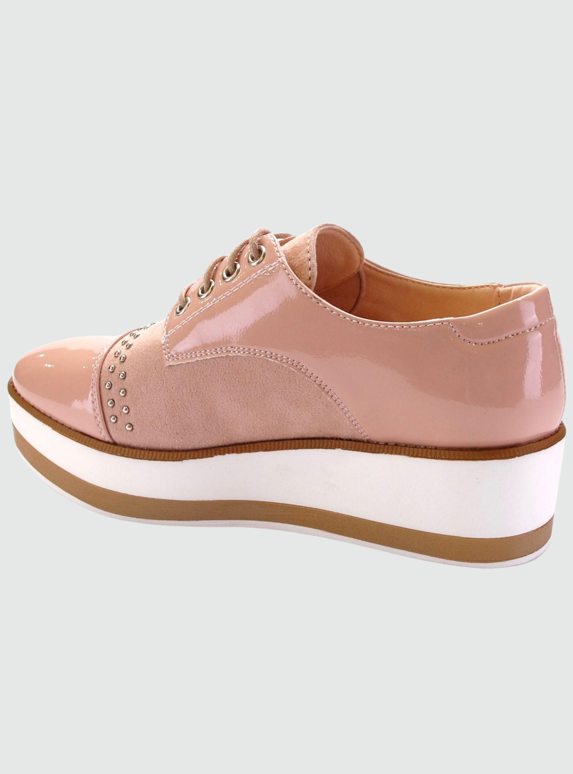 Zapato Chalada Mujer Gate-1 Rosado Casual-1