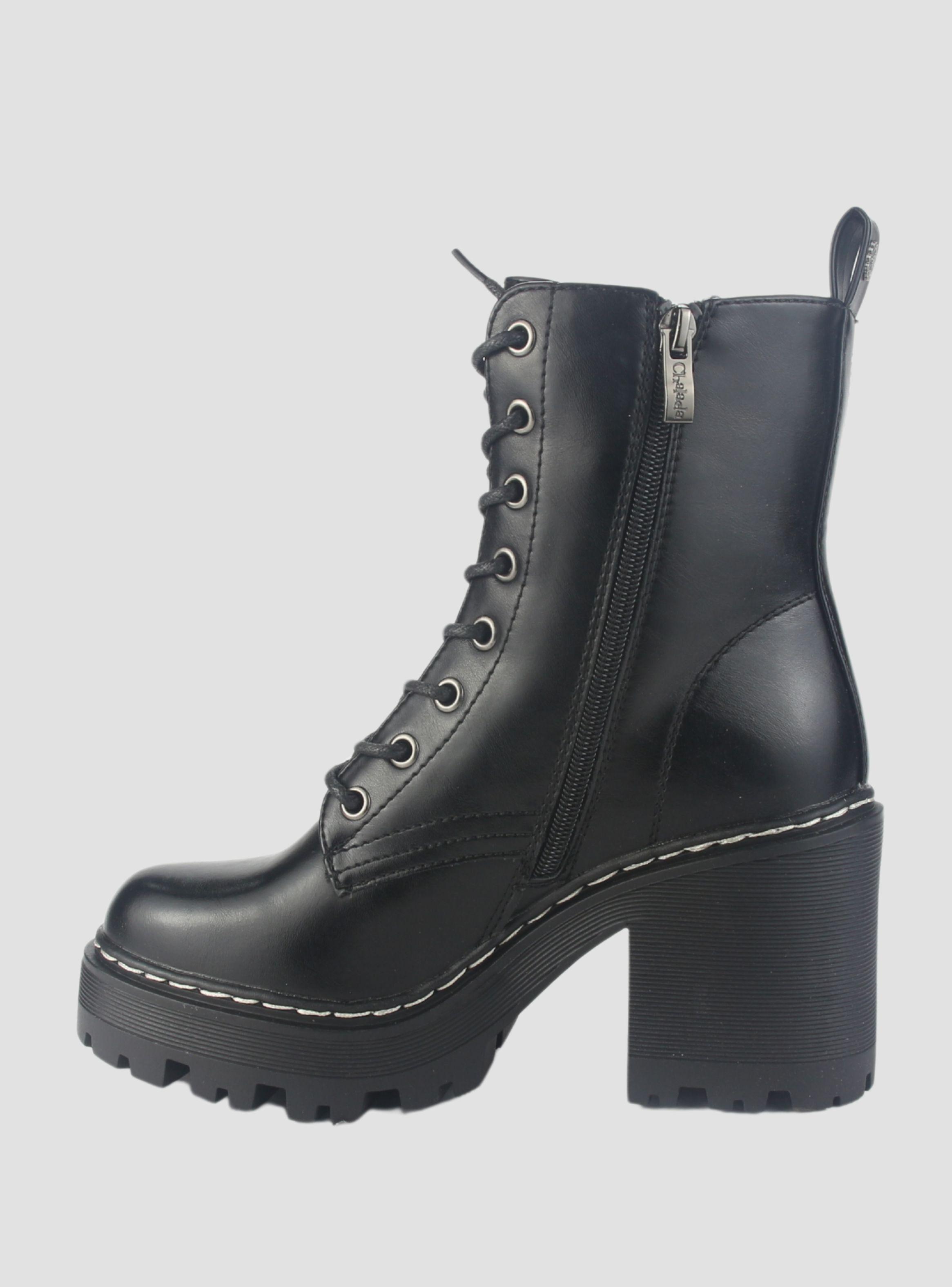 Botin Chalada Mujer Calm-1 Negro Moda-1