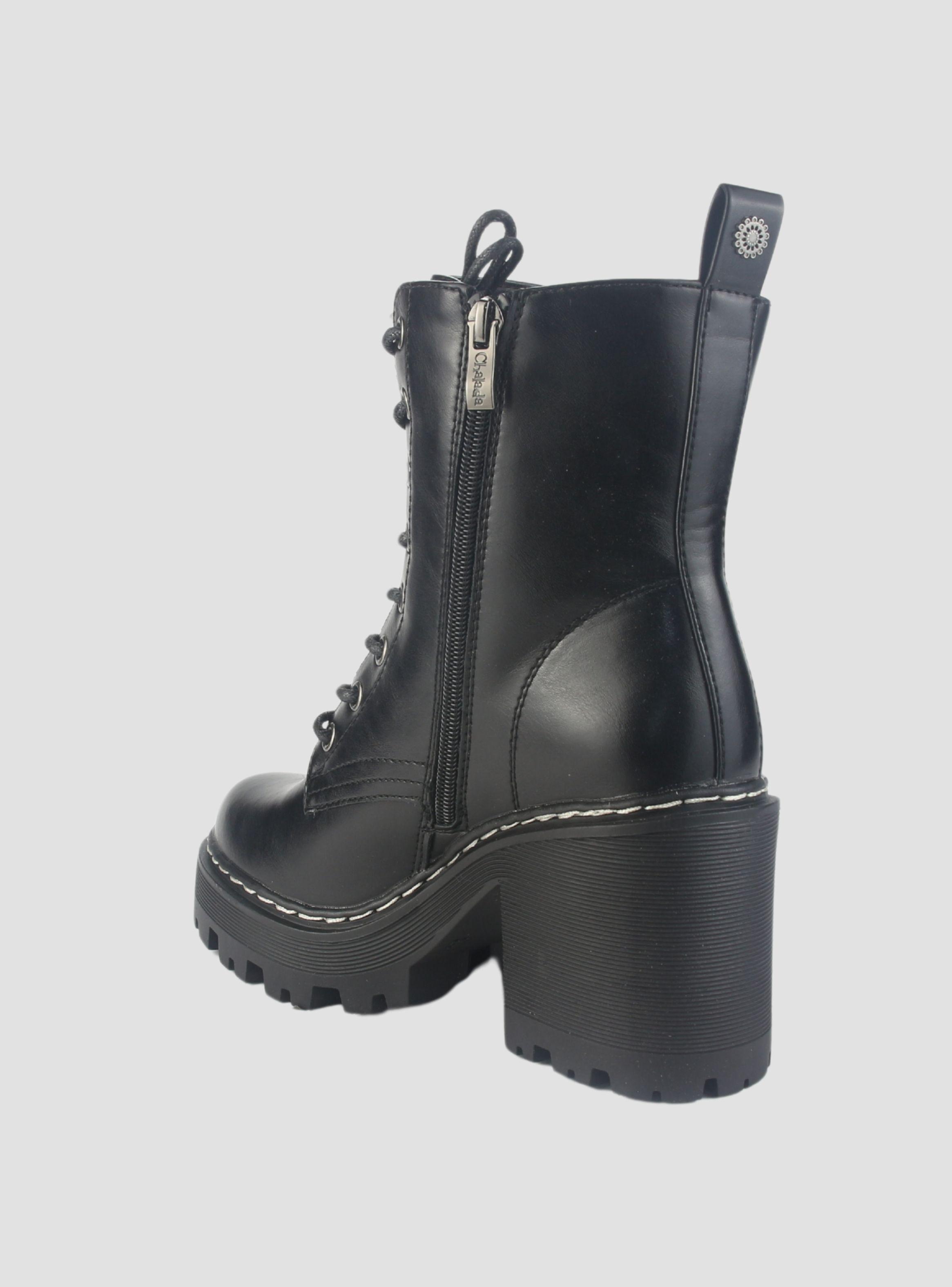 Botin Chalada Mujer Calm-1 Negro Moda-3