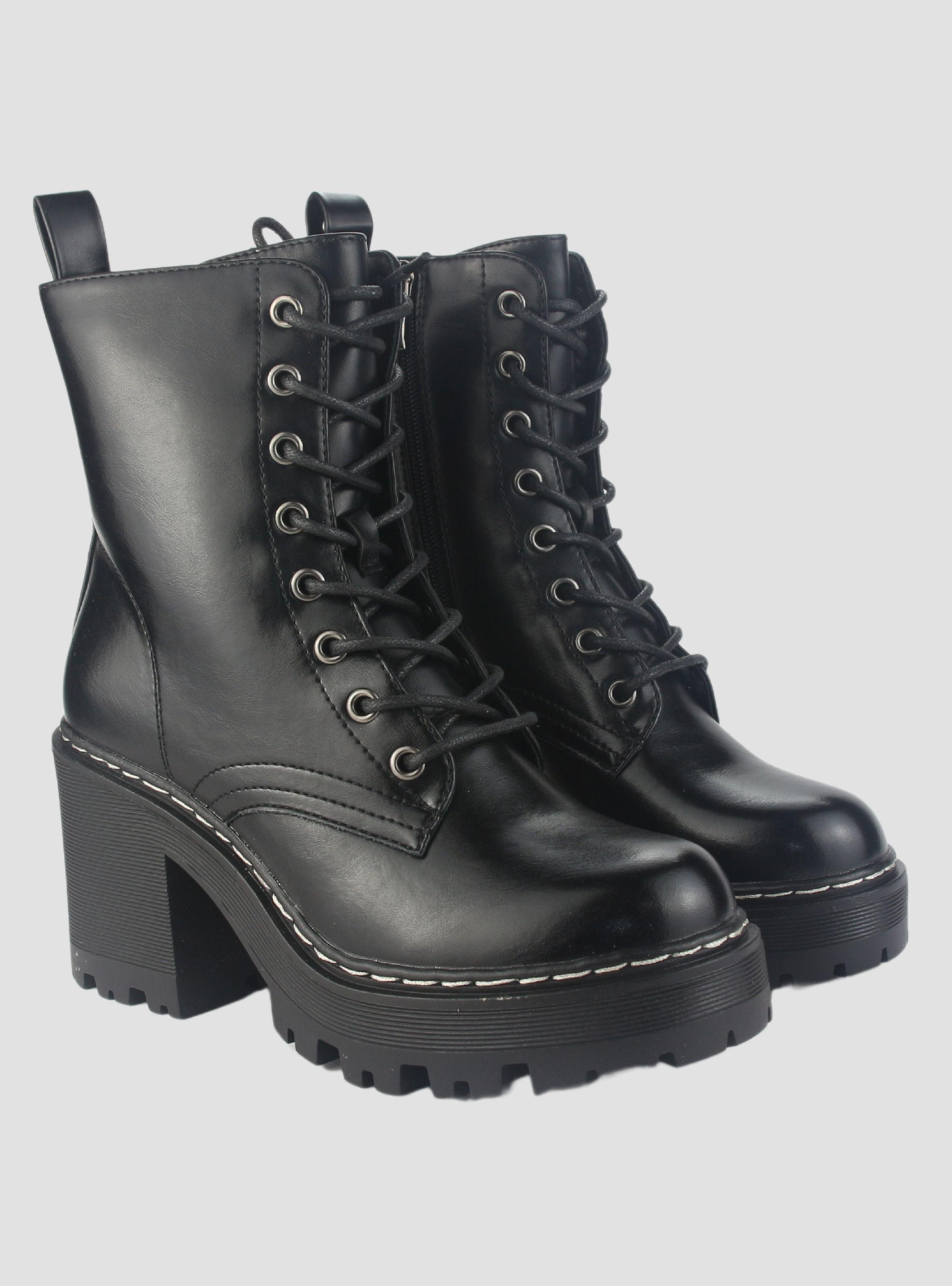 Botin Chalada Mujer Calm-1 Negro Moda-4