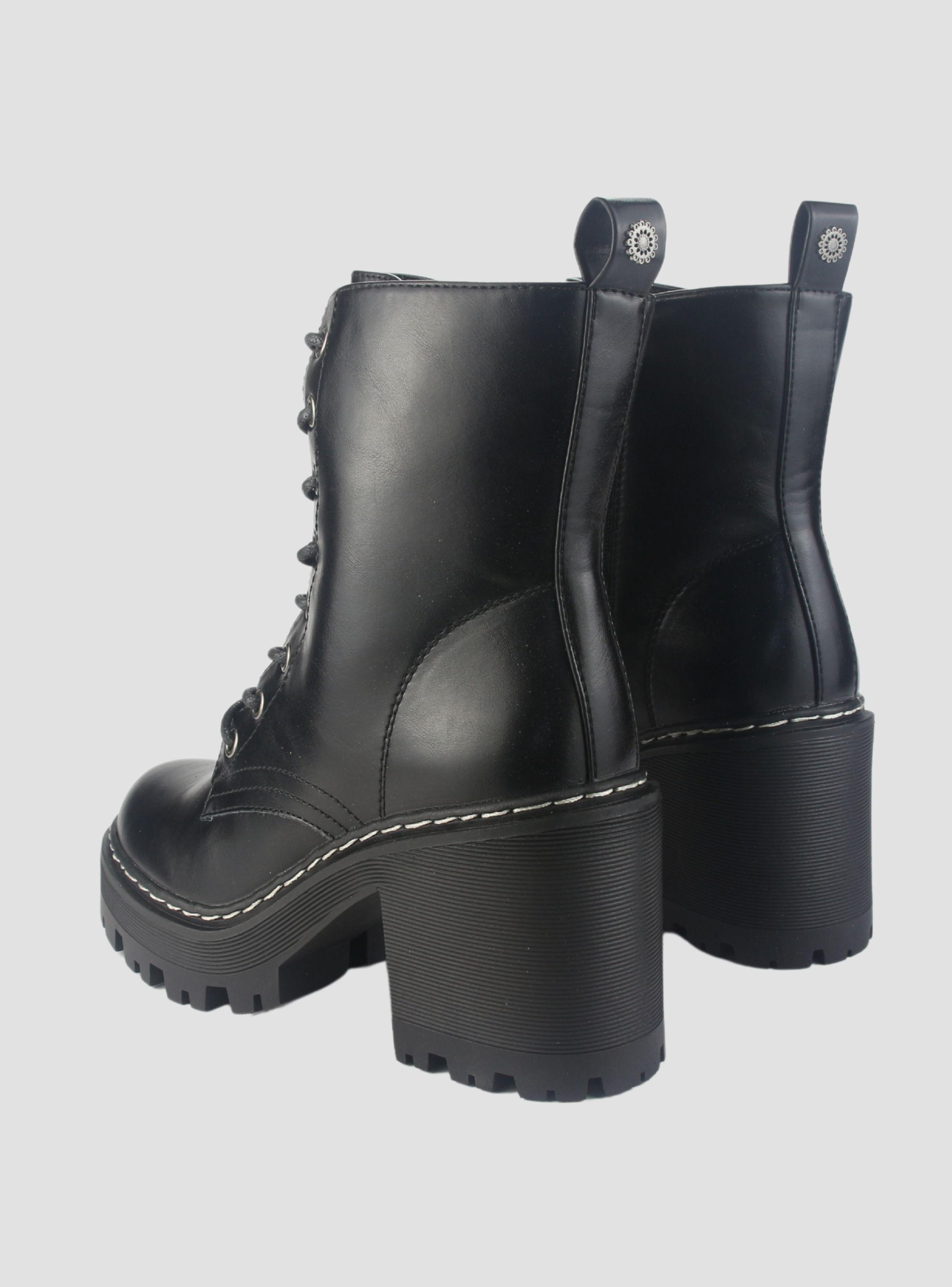 Botin Chalada Mujer Calm-1 Negro Moda-5