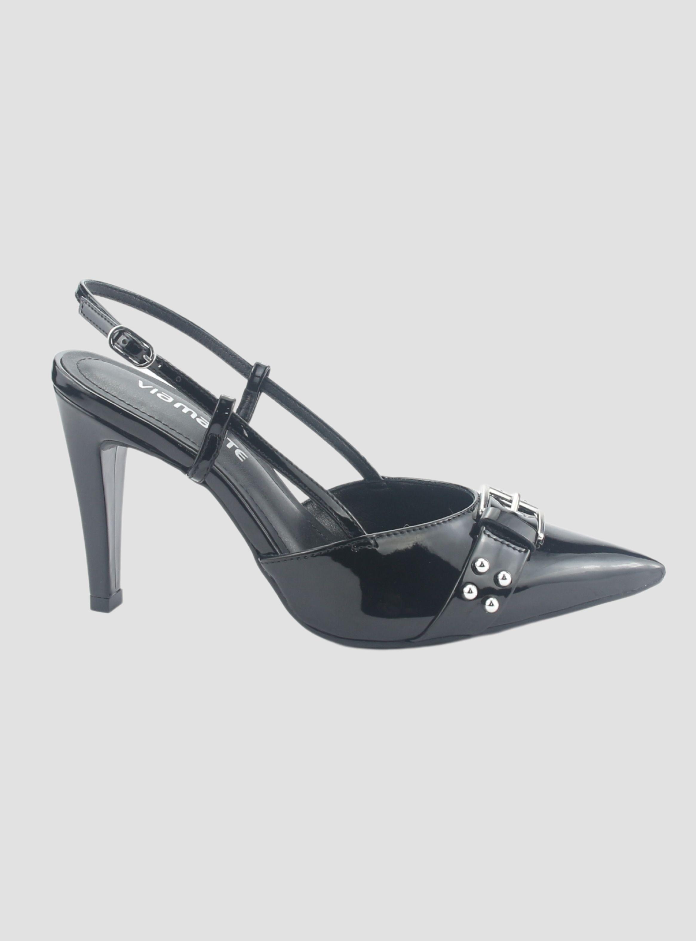 Zapato Via Marte Mujer 044-014-03 Negro Casual-0