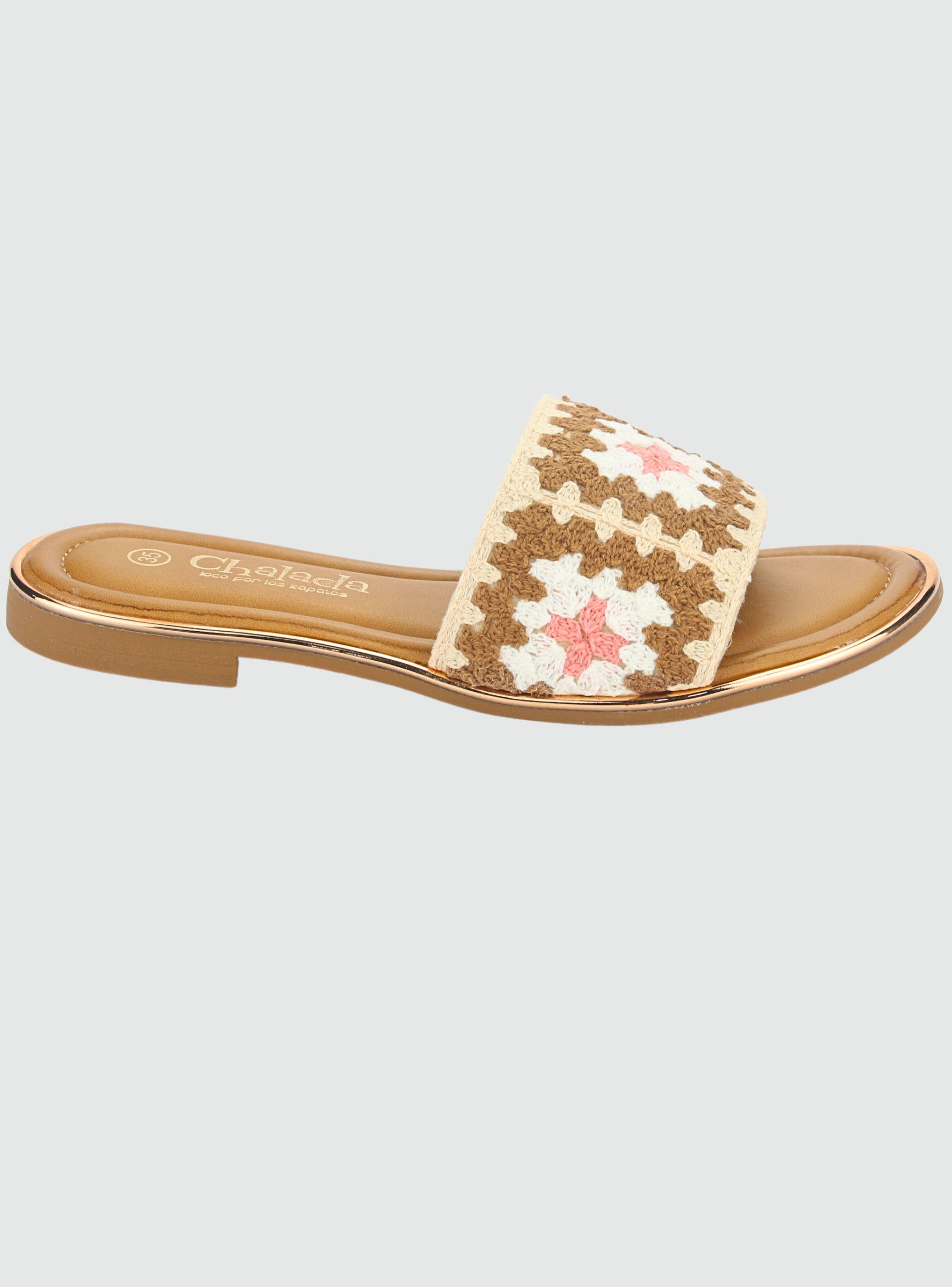 Sandalia Chalada Mujer Lila-15 Beige Casual-0