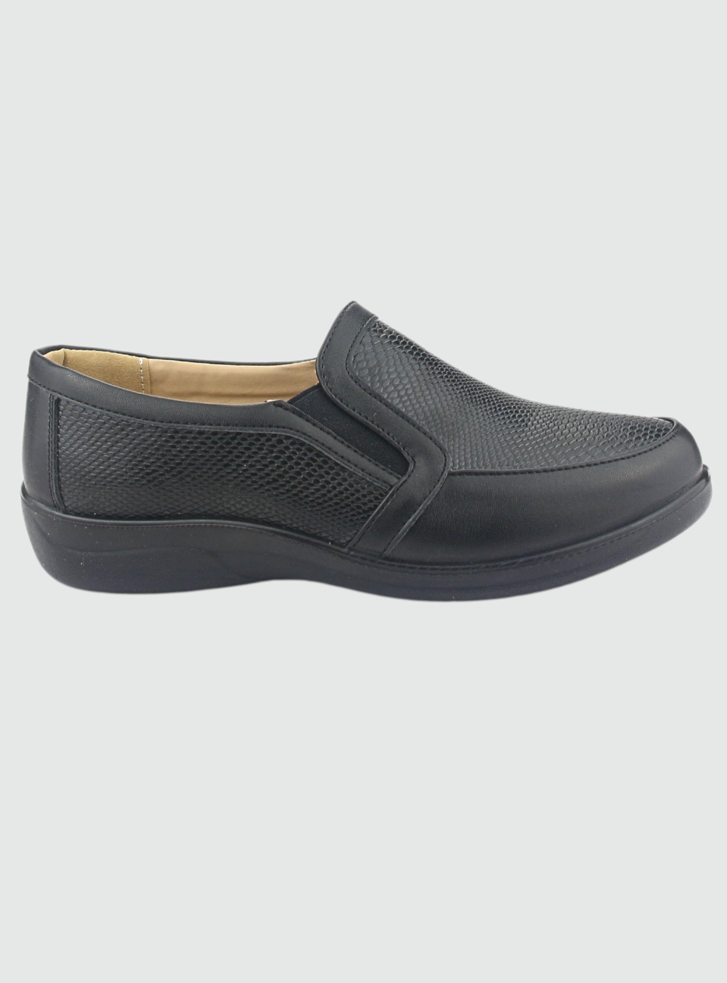 Zapato Chalada Mujer Prince-1 Negro Casual-0