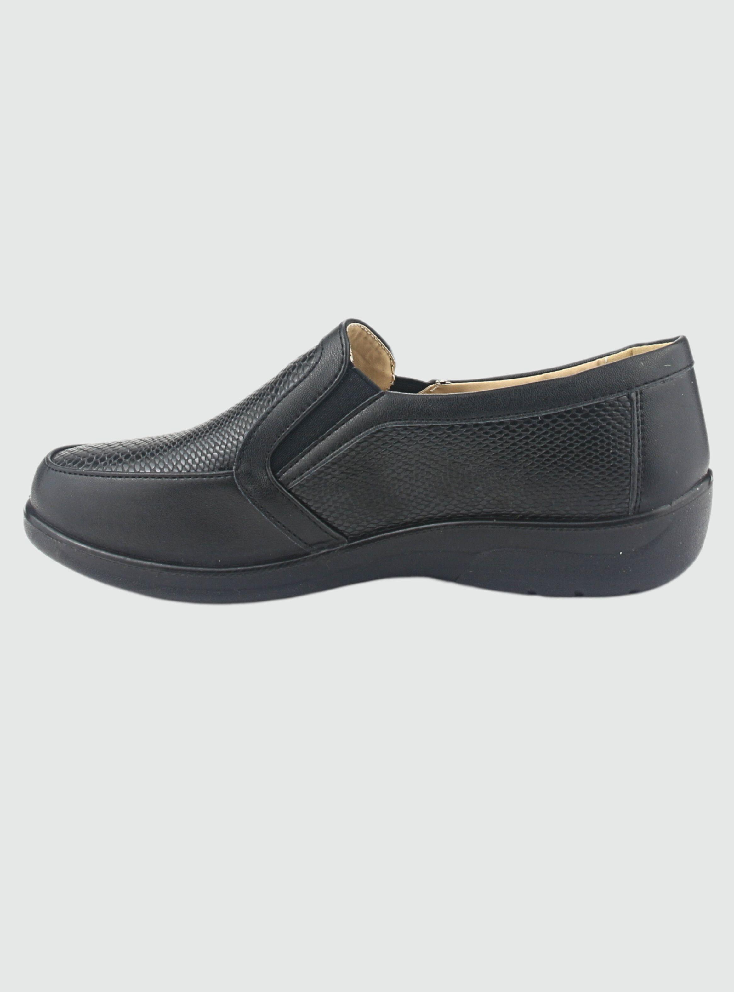 Zapato Chalada Mujer Prince-1 Negro Casual-1