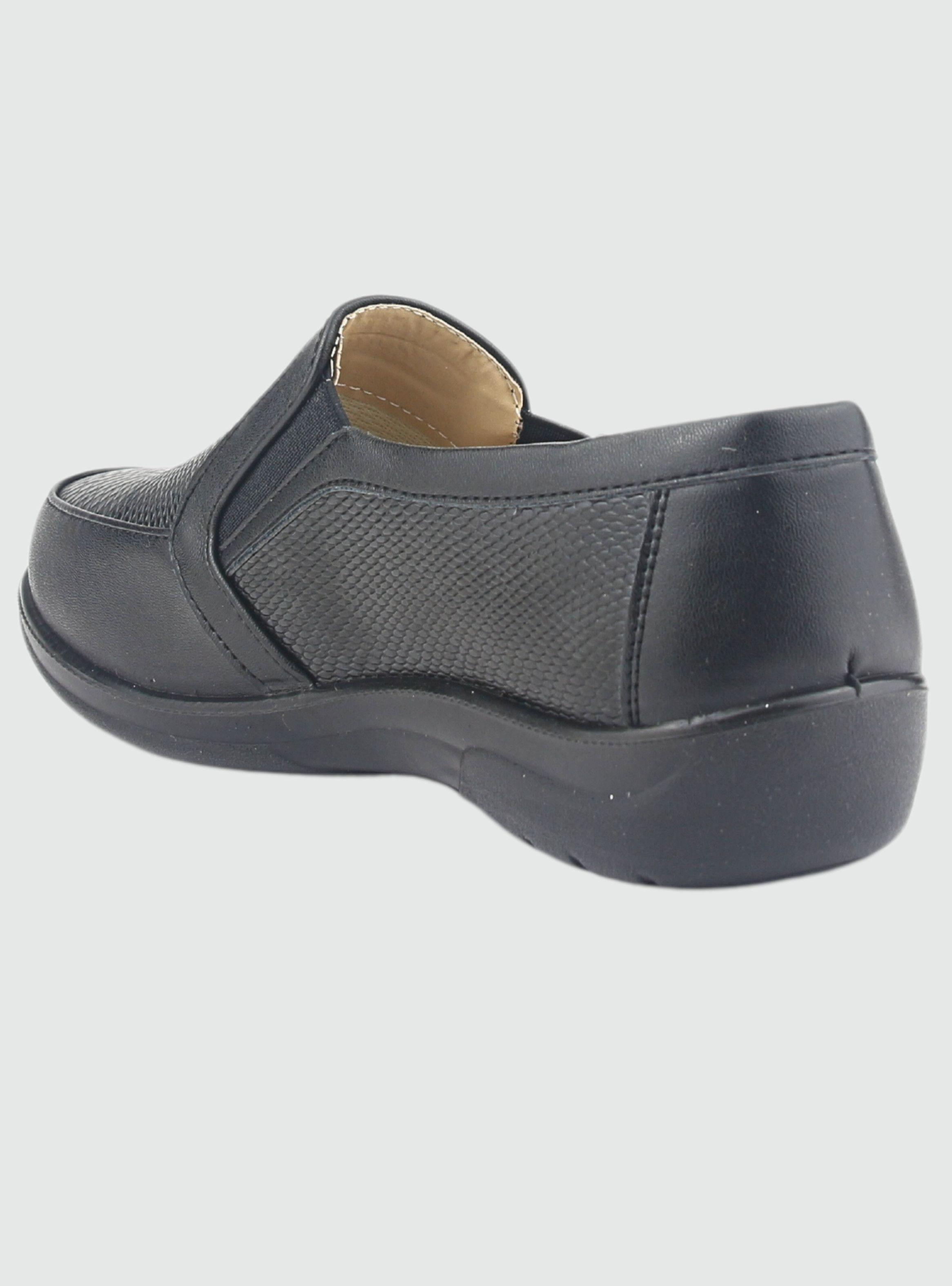 Zapato Chalada Mujer Prince-1 Negro Casual-3