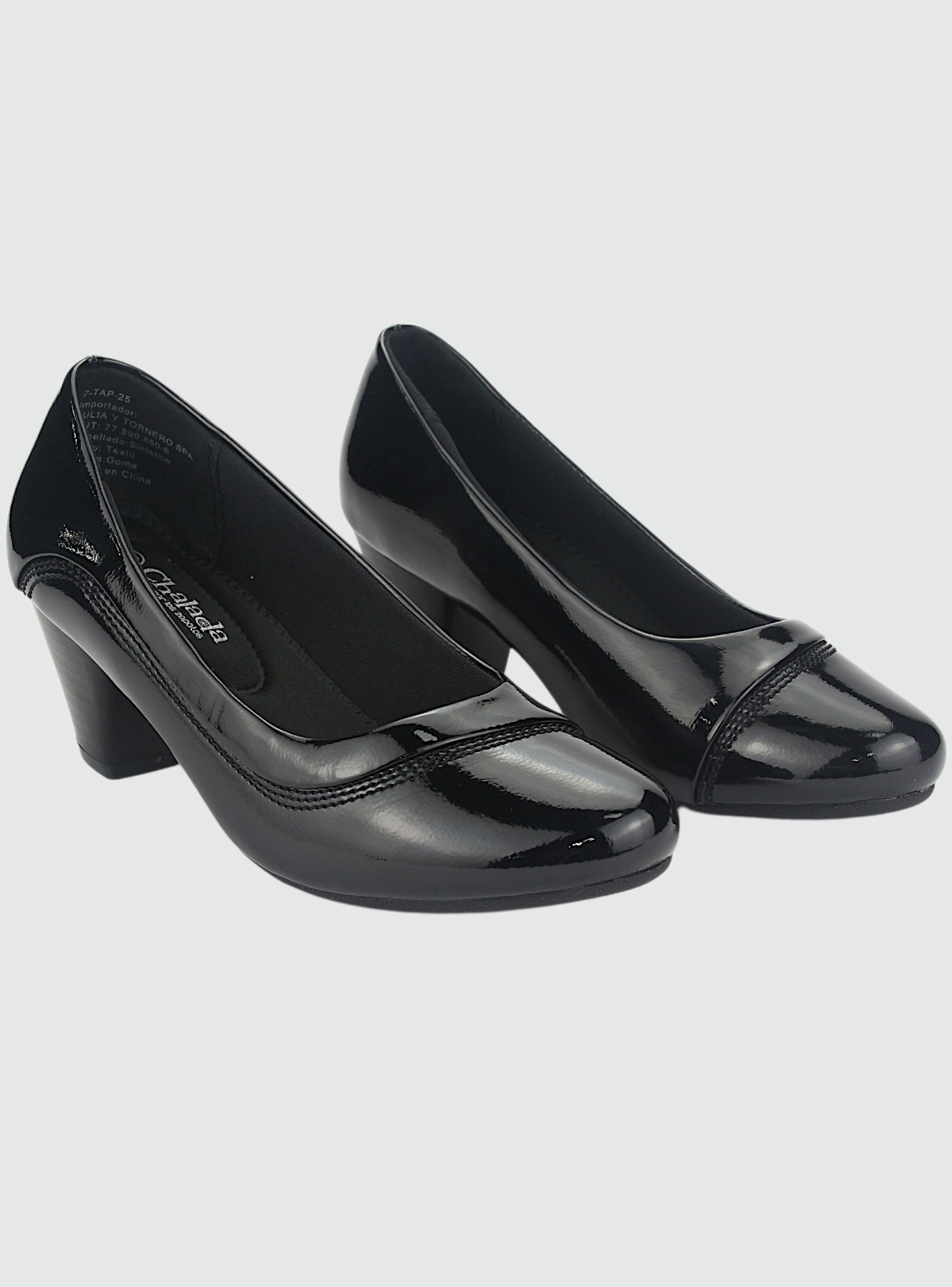 Zapato Chalada Mujer Tap-25 V Negro Casual-4