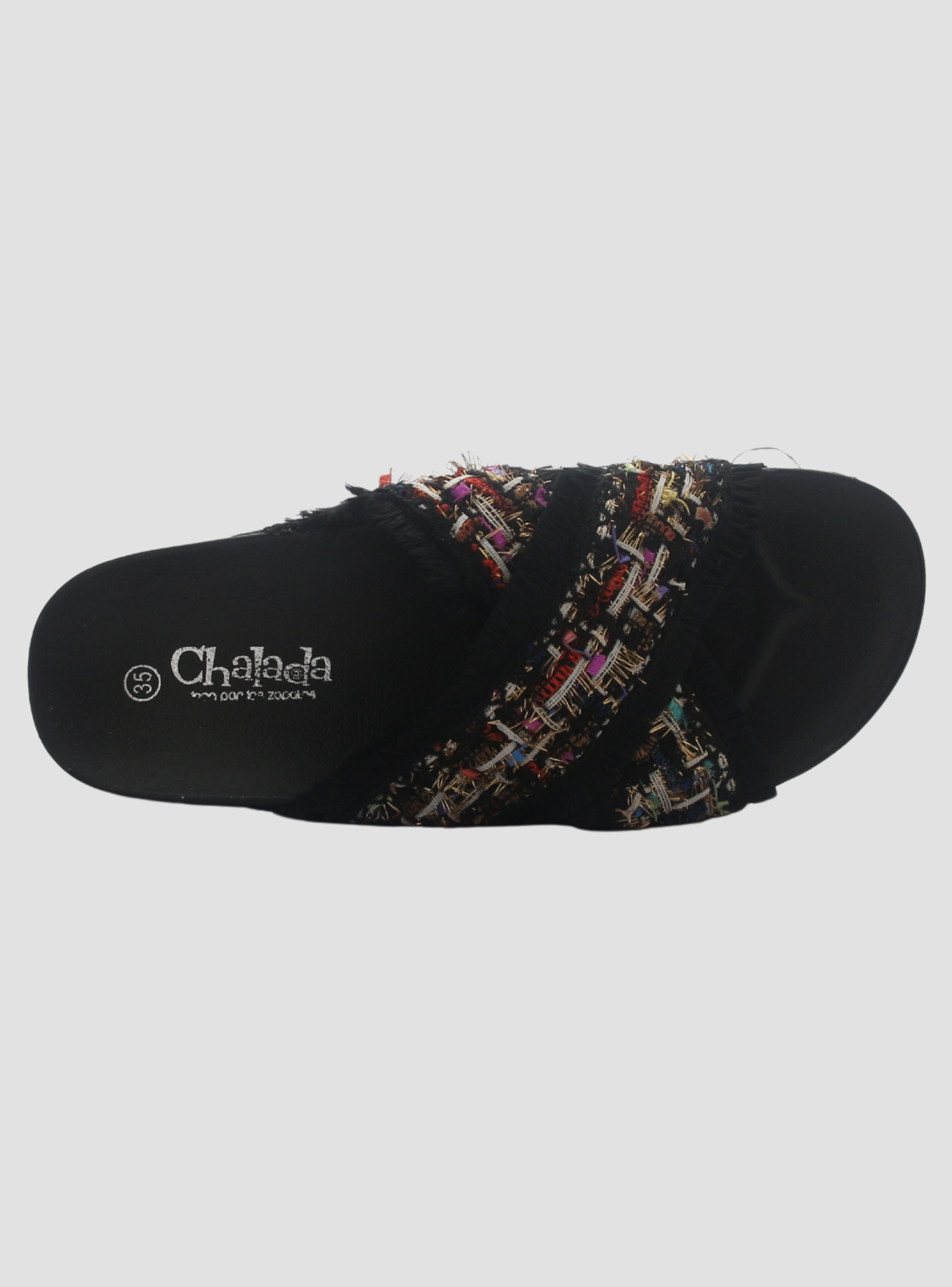 Sandalia Chalada Mujer Opos-2 Negro Moda-4