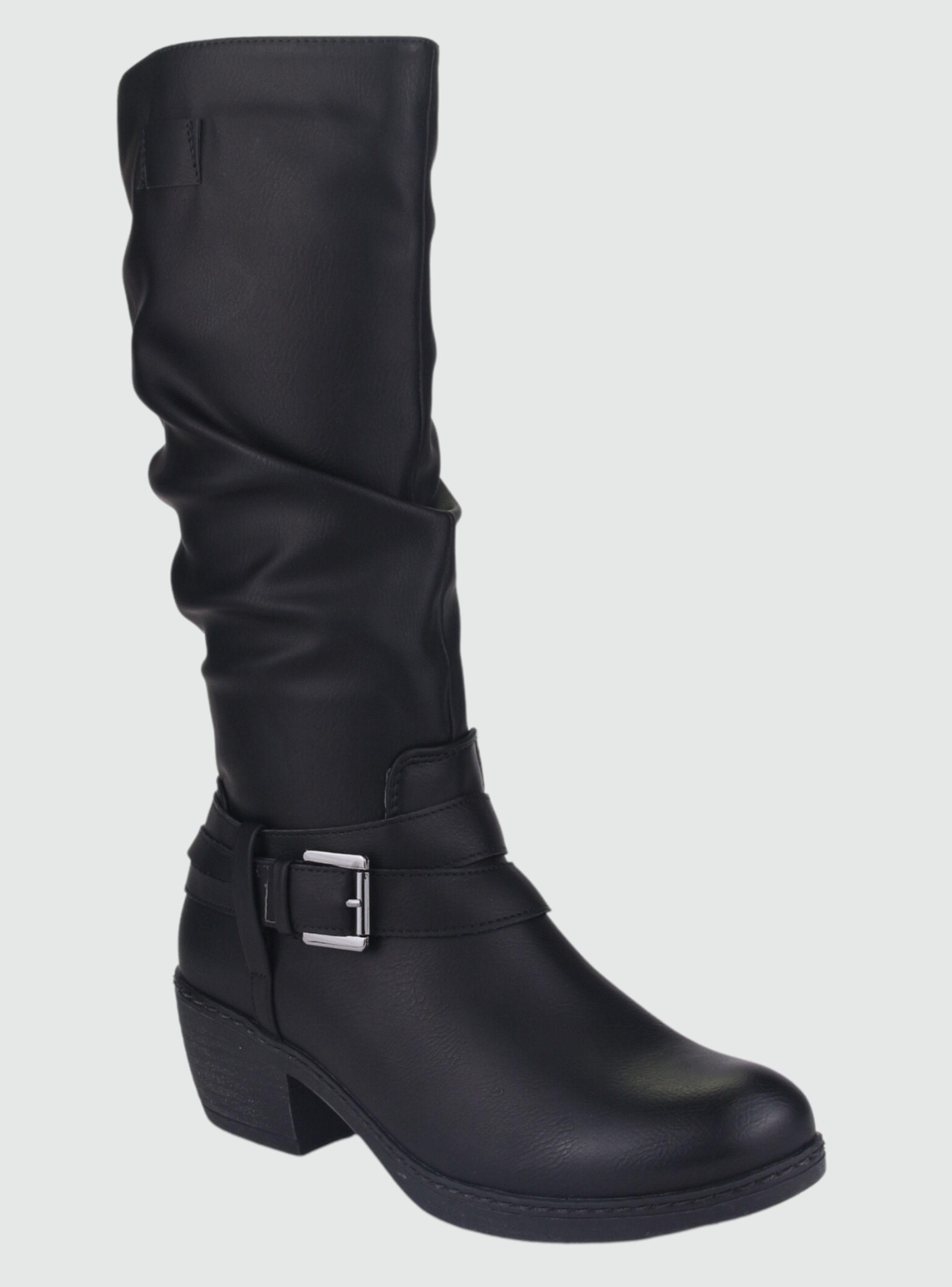 Bota Chalada Mujer Fula-11 Negro Casual-2