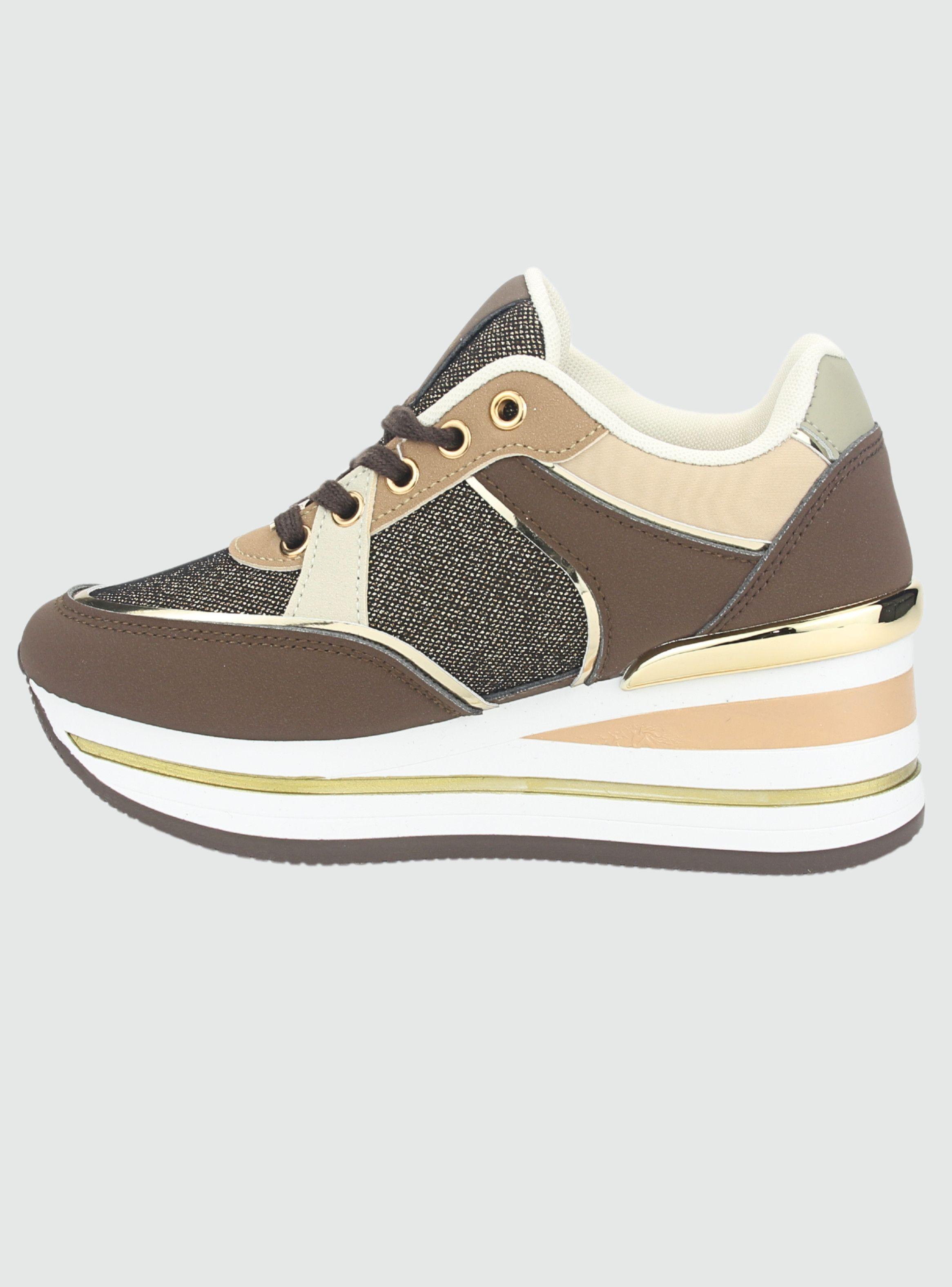 Zapatilla Chalada Mujer Jettix-2 Café Urbano-1