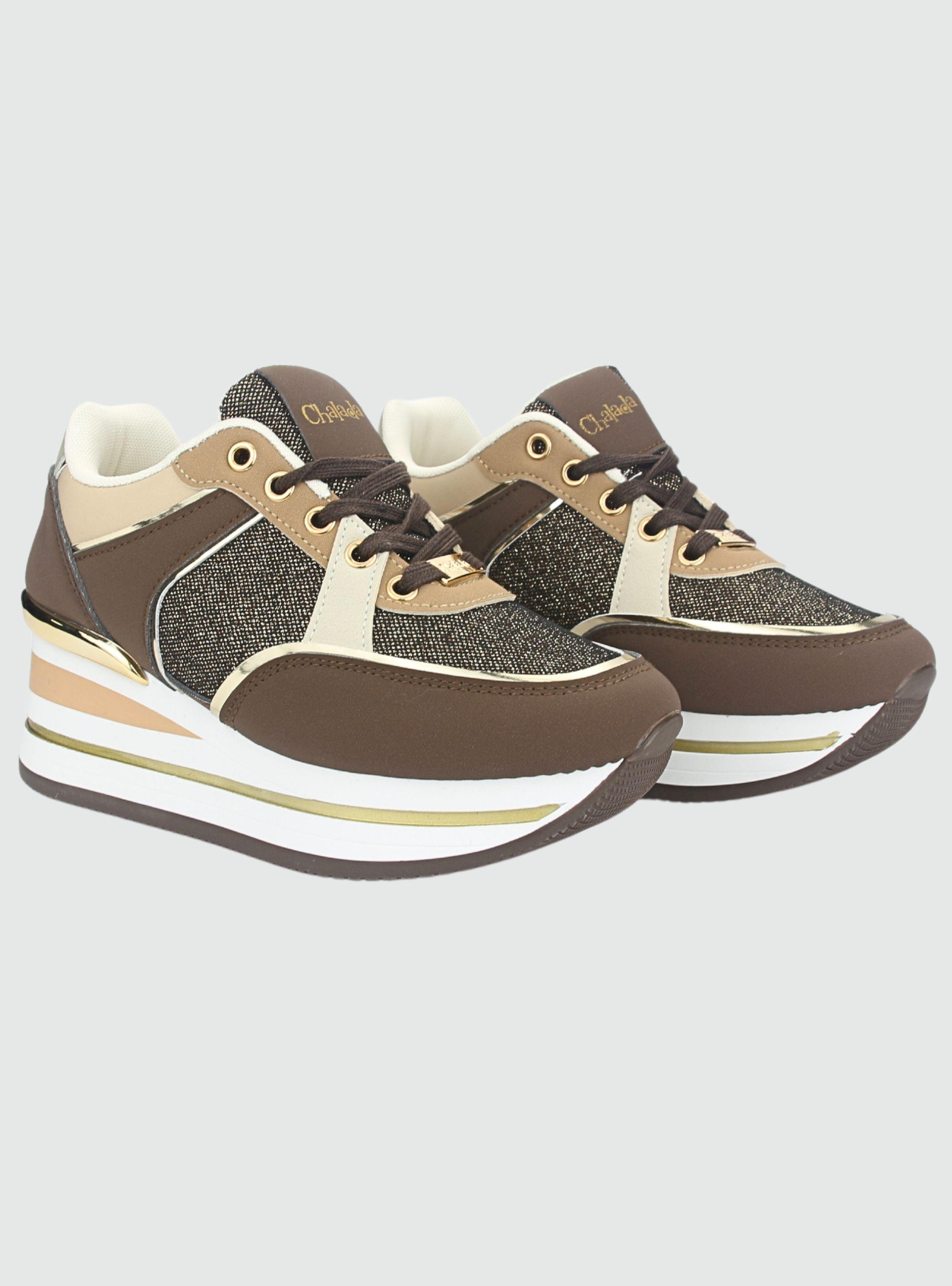 Zapatilla Chalada Mujer Jettix-2 Café Urbano-4