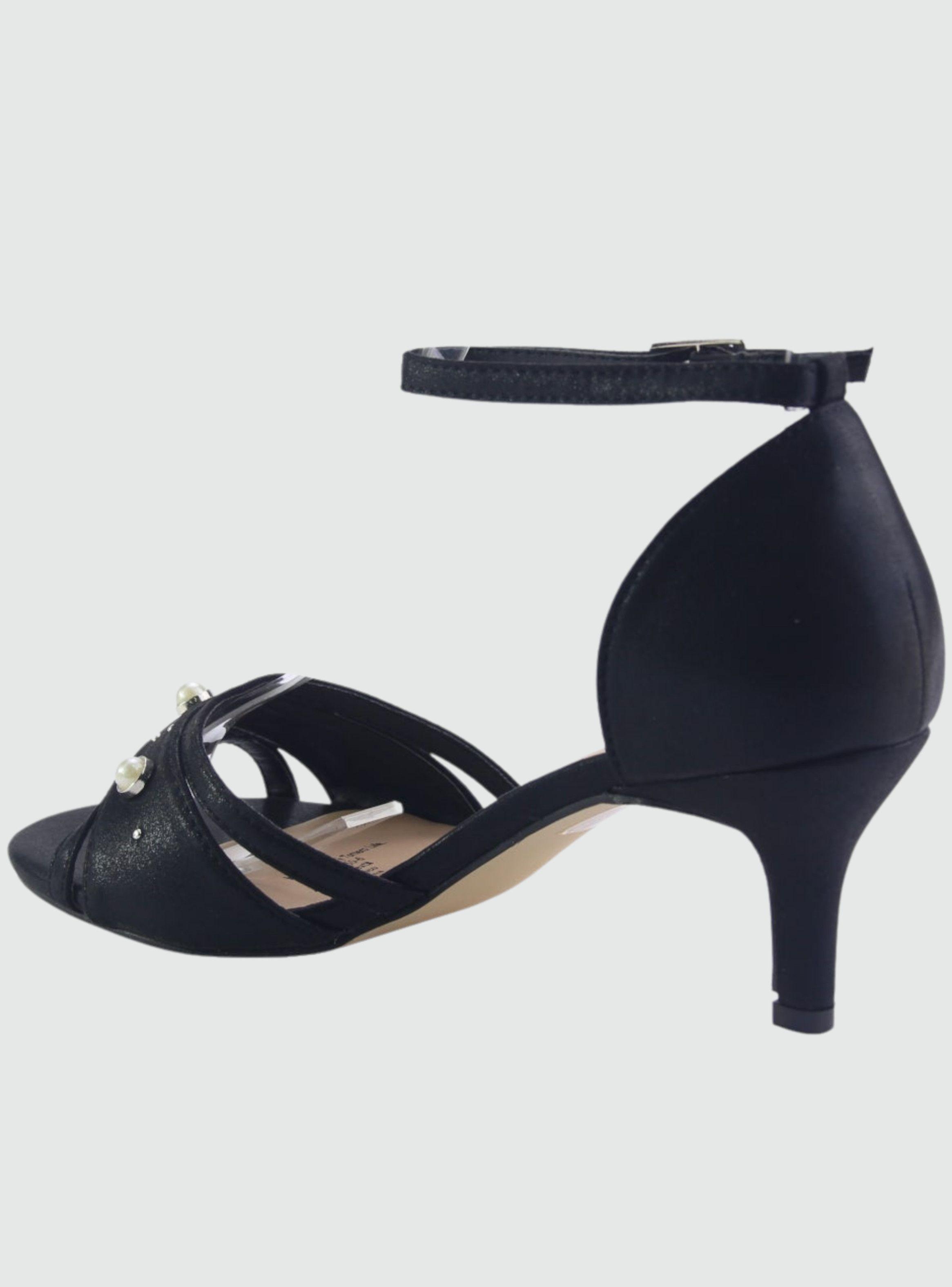 Sandalia Chalada Mujer Hot-46 Negro Fiesta-1