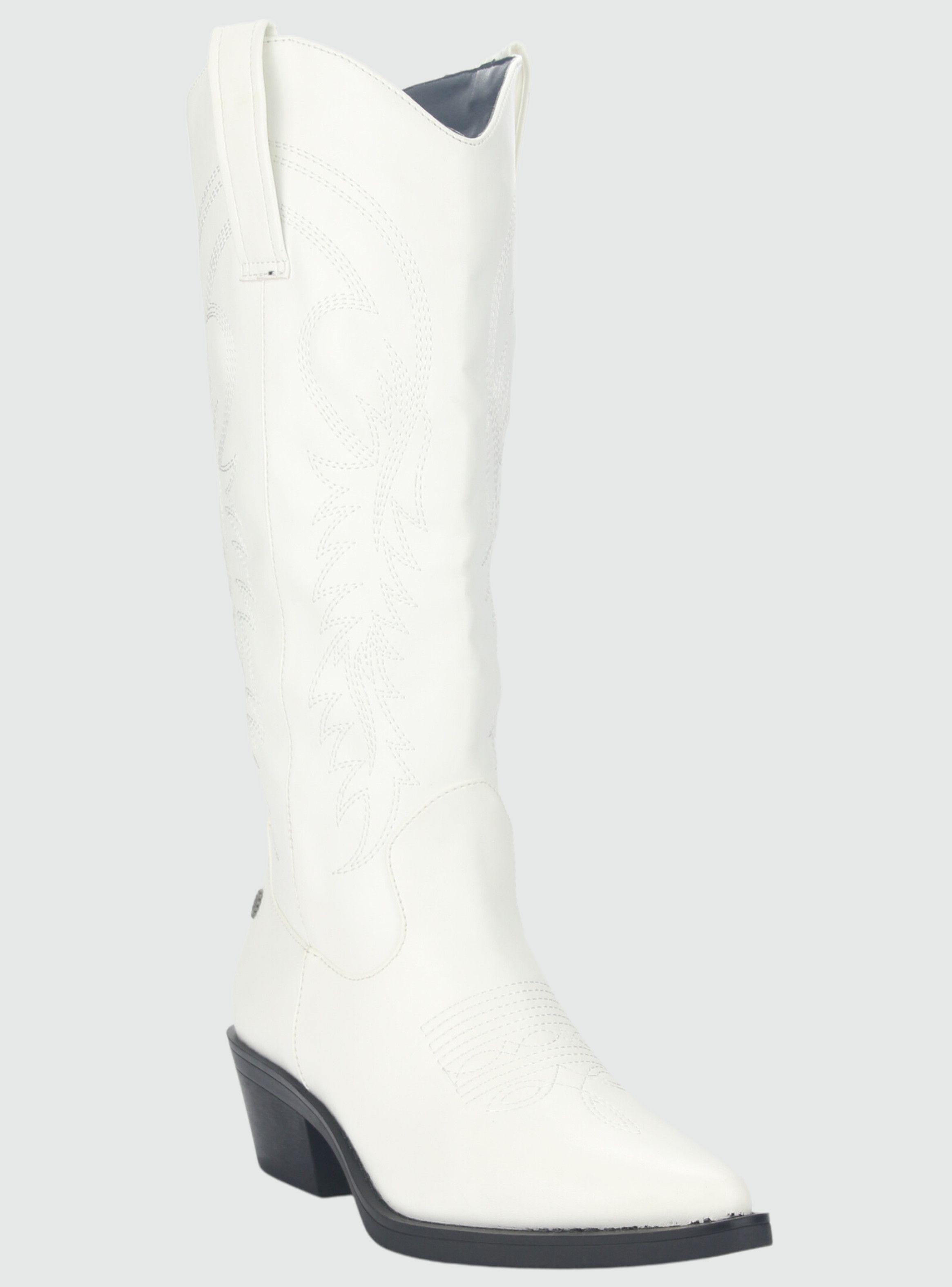 Bota Chalada Mujer West-20 Blanco Casual-2