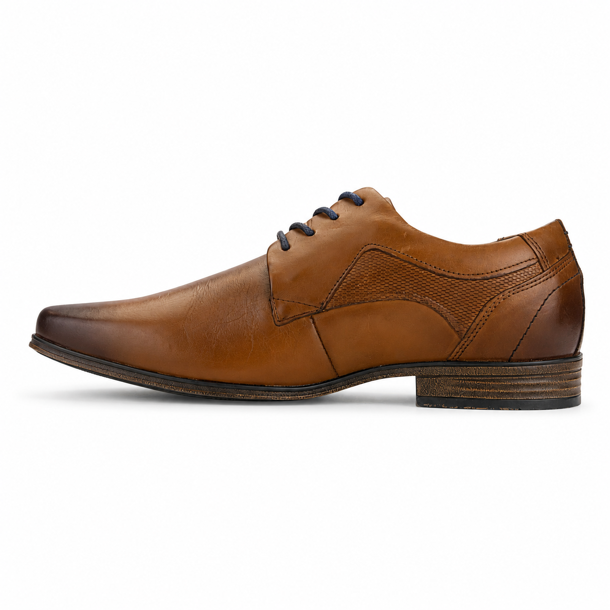 Zapato Ferracini Hombre 6067 Derby Café Claro Casual-1