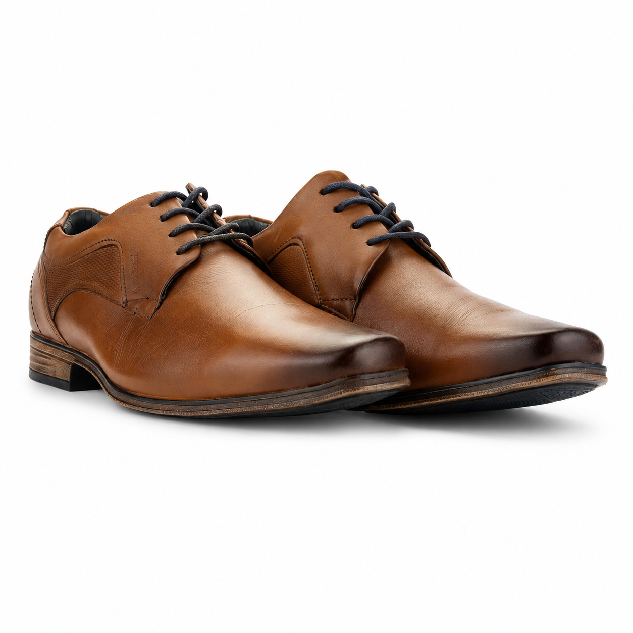 Zapato Ferracini Hombre 6067 Derby Café Claro Casual-6