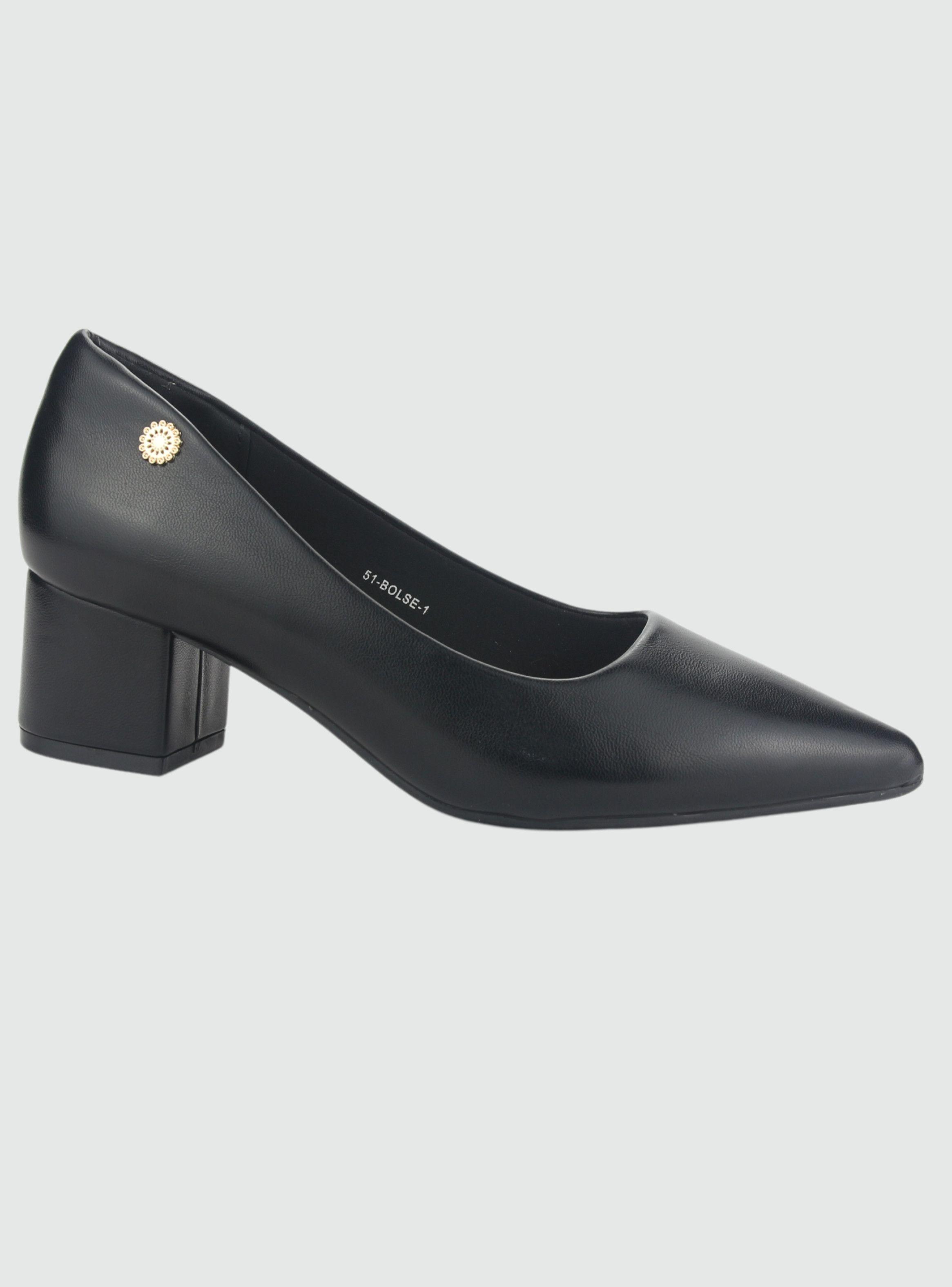 Zapato Chalada Mujer Bolse-1 Negro Casual-0