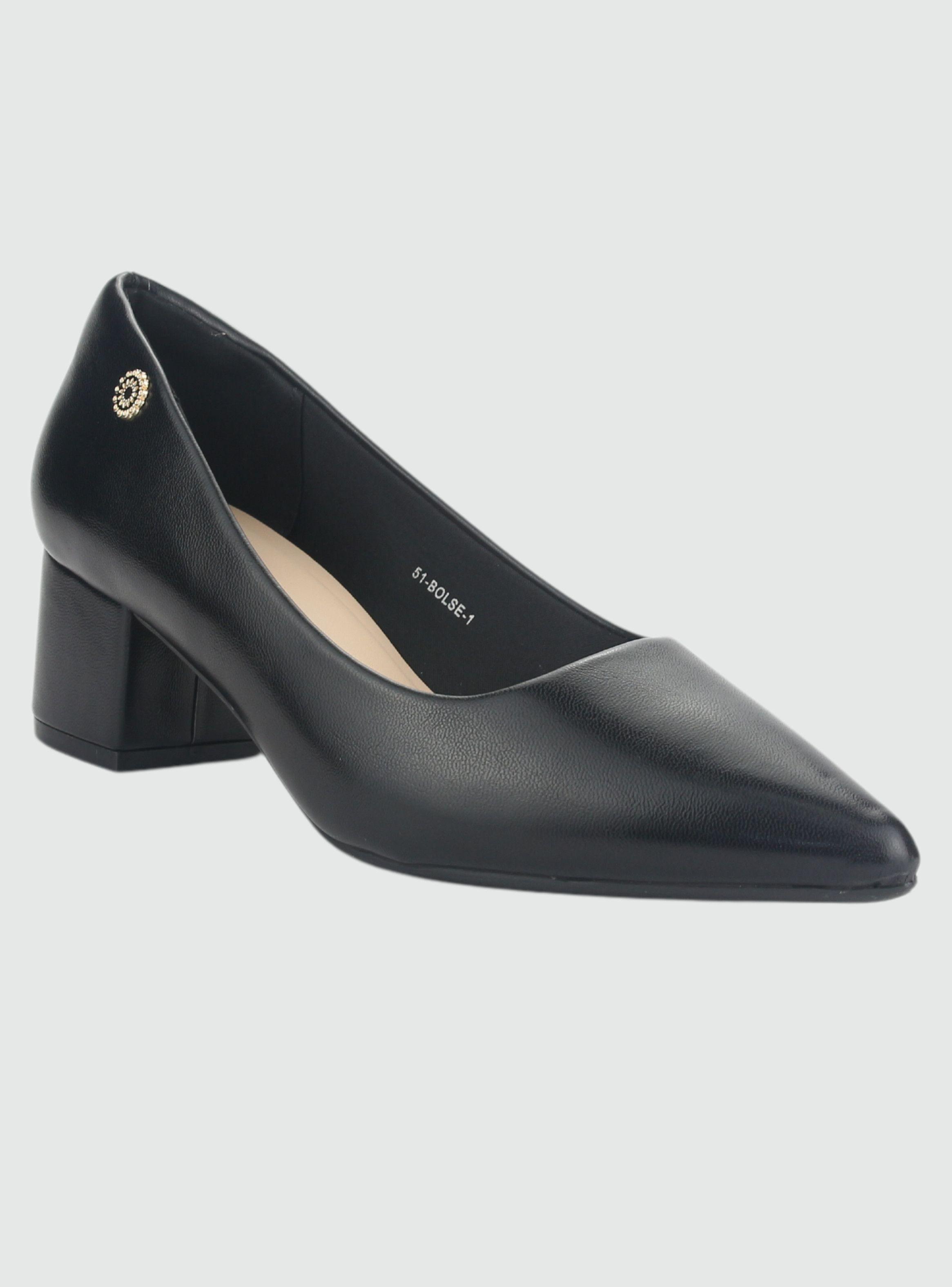 Zapato Chalada Mujer Bolse-1 Negro Casual-2