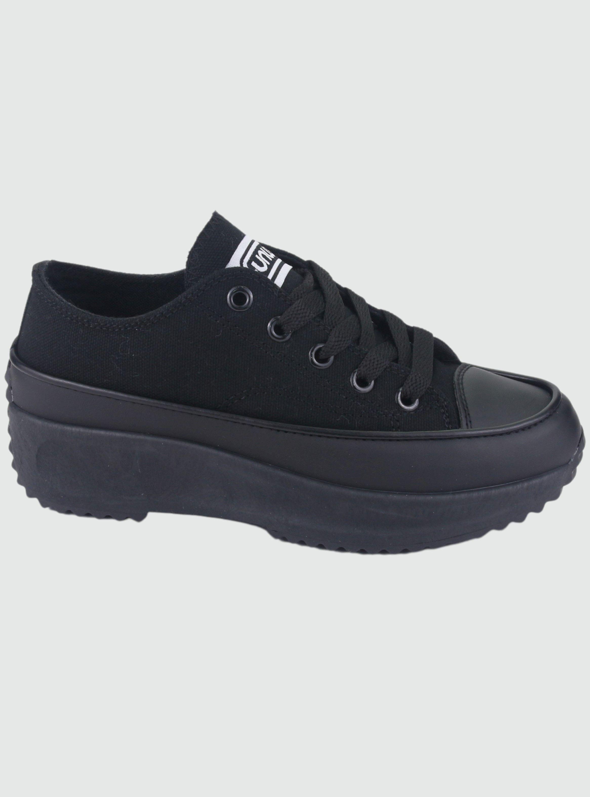 Zapatilla Funway Mujer Biggerl-2 Negro Urbano-0